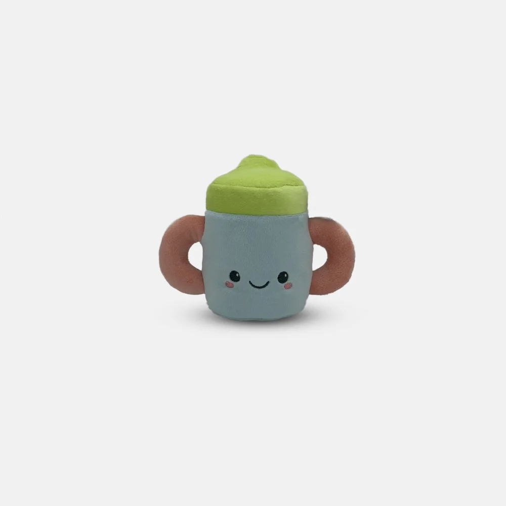 Sippy Cup Rattle Plush Toy