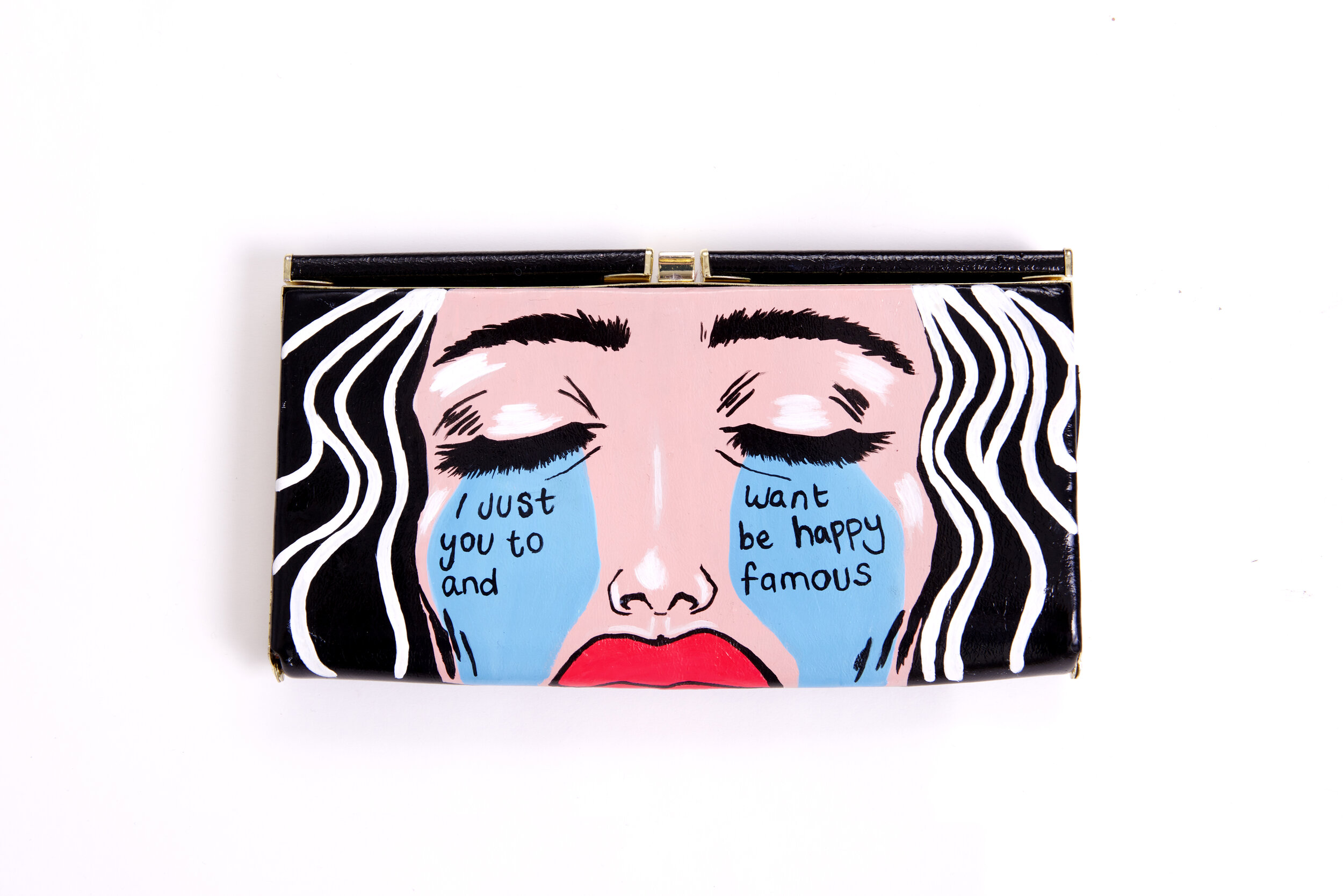 'I JUST WANT TO BE FAMOUS' PURSE