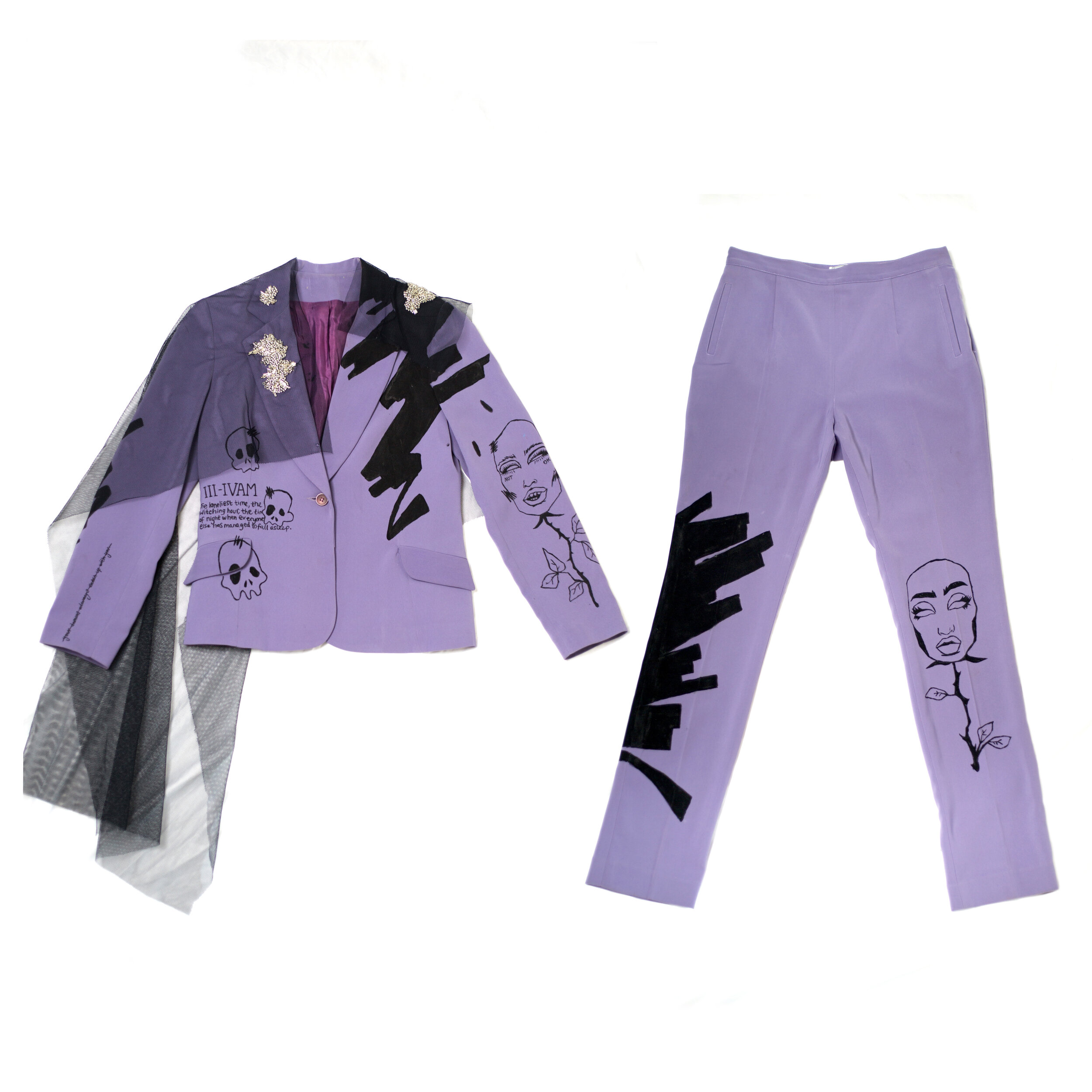 WITCHING HOUR PAINTED SUIT