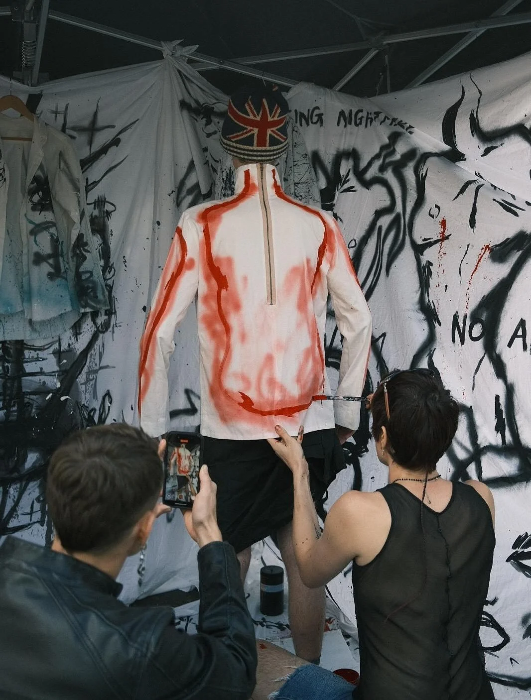 Joining Love Camden’s Camden Catwalk, celebrating 60 years of fashion legacy by turning Camden High Street into a live art studio — Turning Street Art into Streetwear.