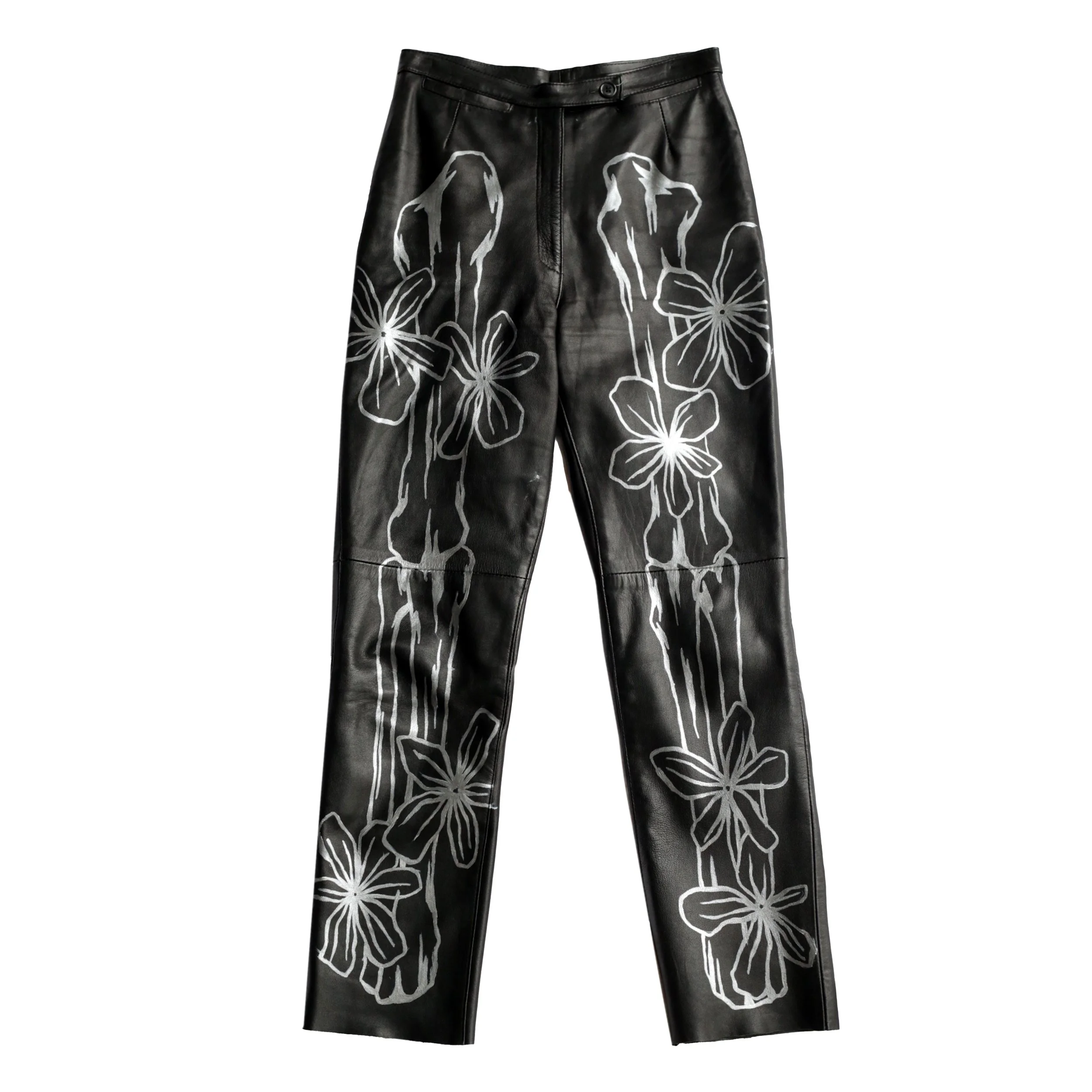 'BURY ME' LEATHER TROUSERS
