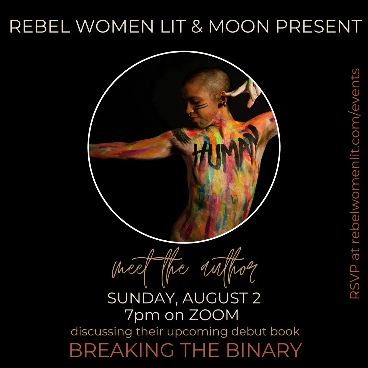  Queeribbean Poetry Meet the Author: Moon (via Zoom)