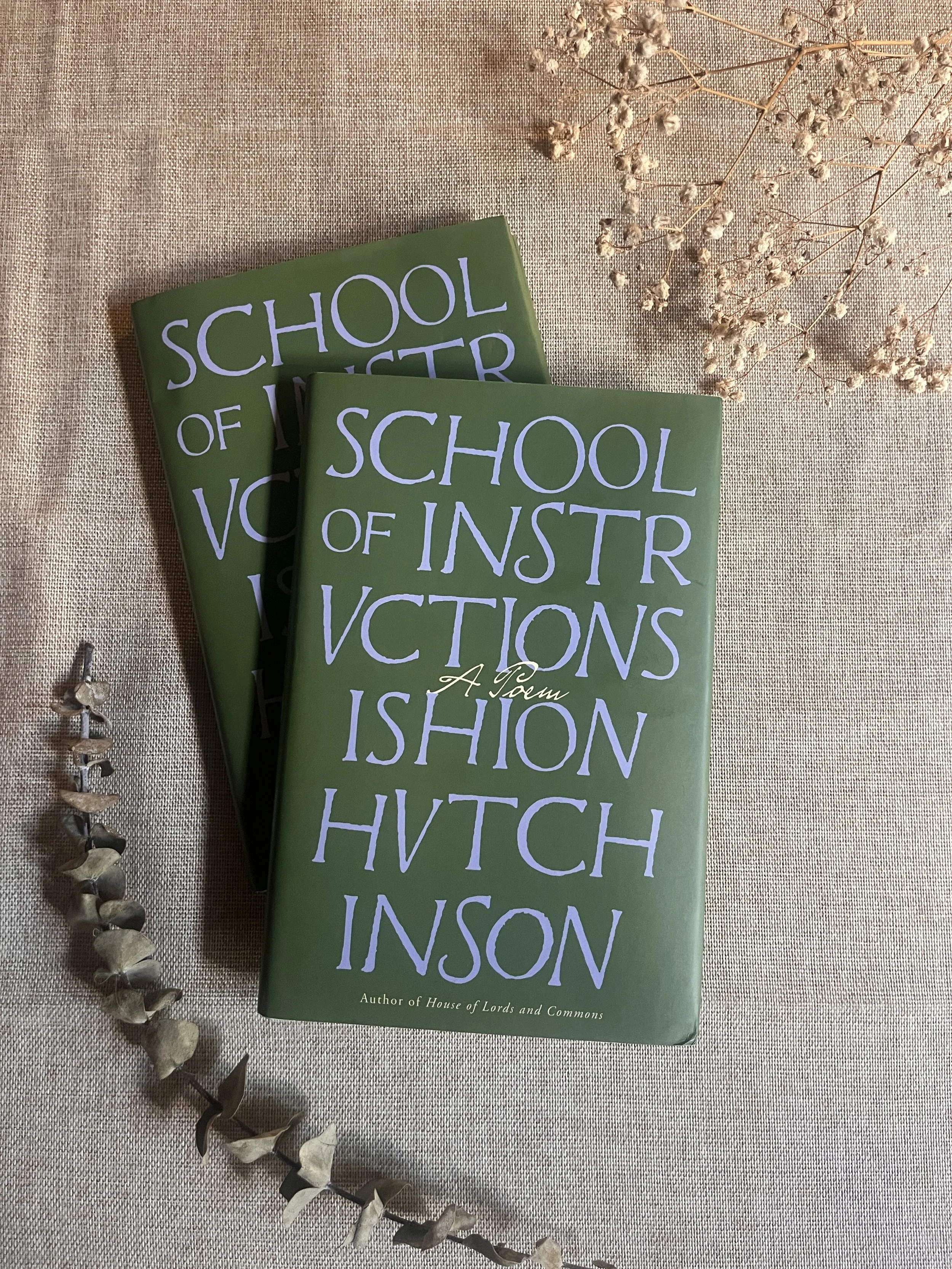 Online Book Club- School of Instructions: A Poem Book by Ishion Hutchinson