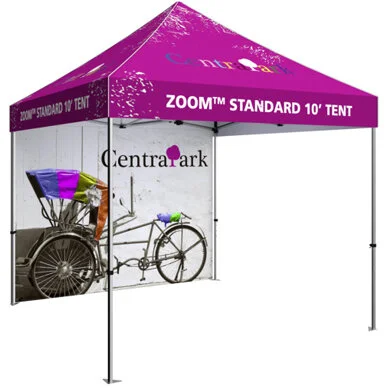 10’ tent with full wall option