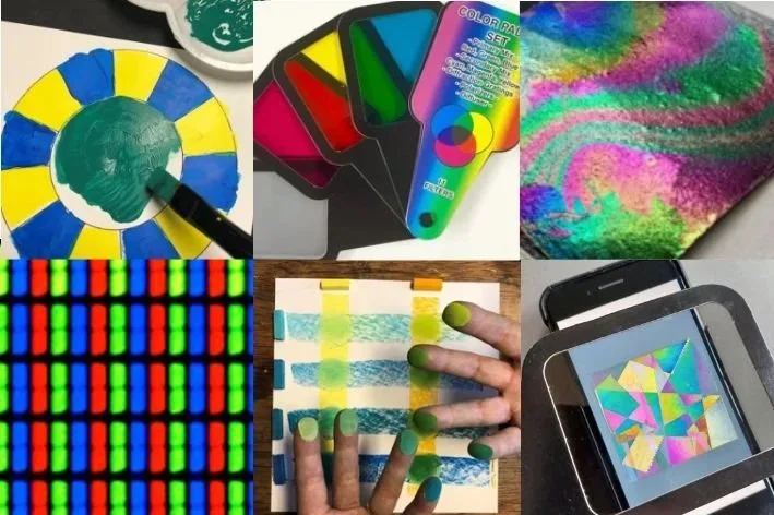 Develop meta-disciplinary exercises about colour