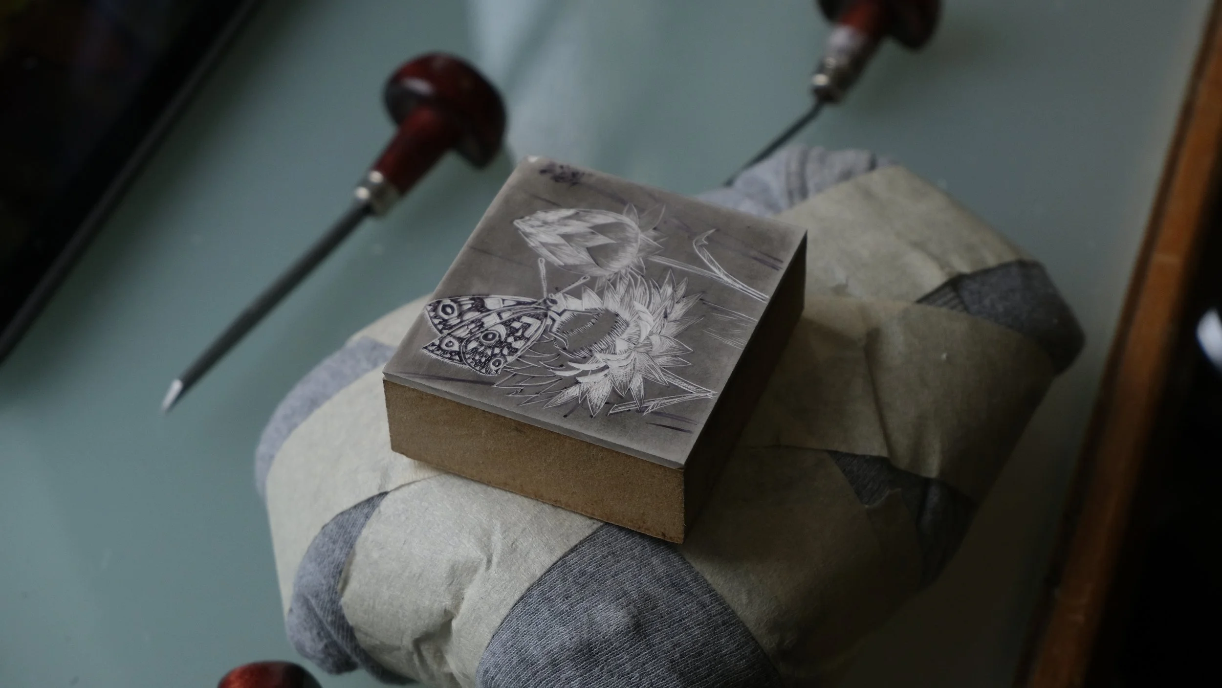 WOOD ENGRAVING with Peter McLean