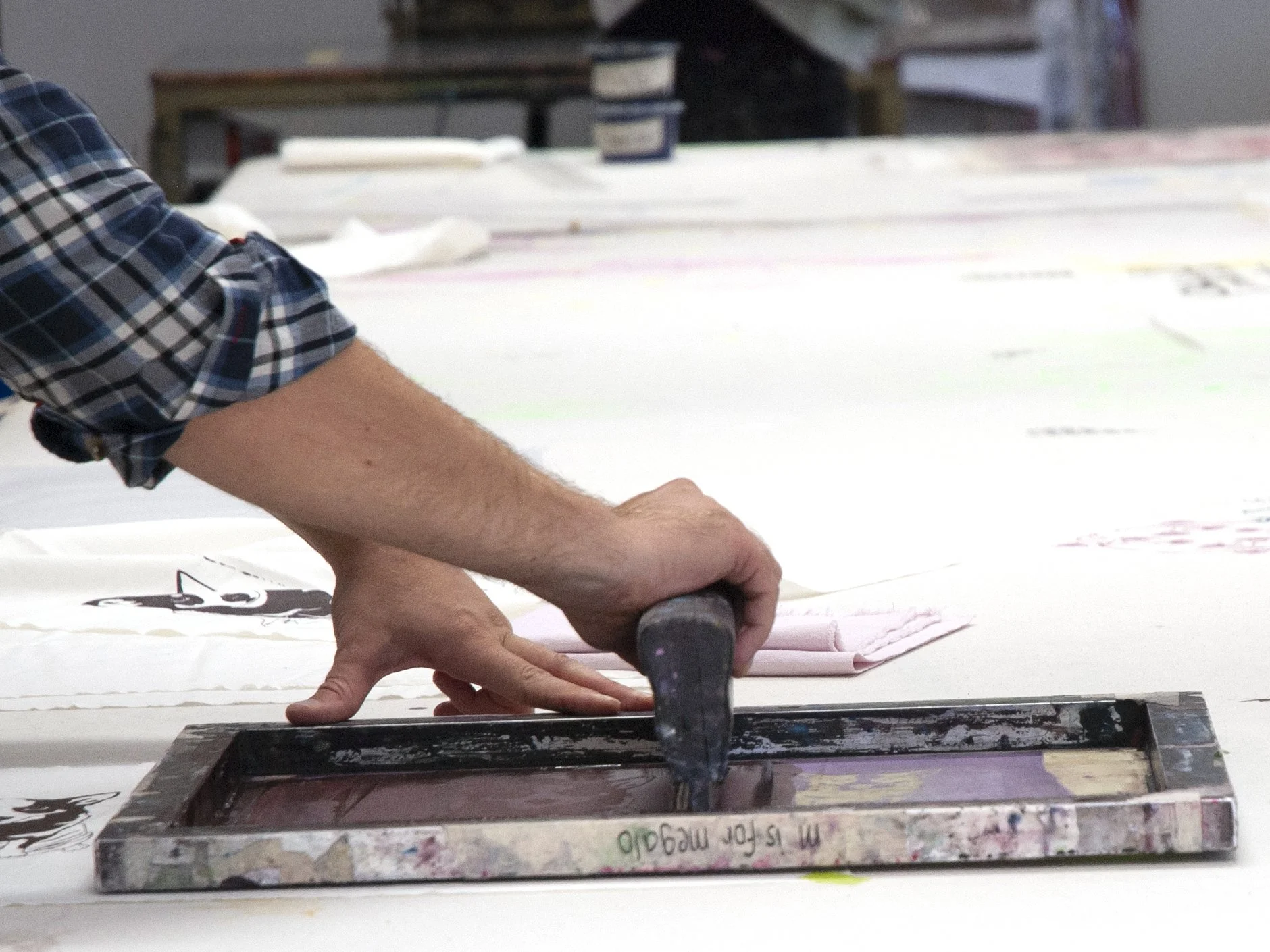 SCREEN ON FABRIC with Elise Stanley