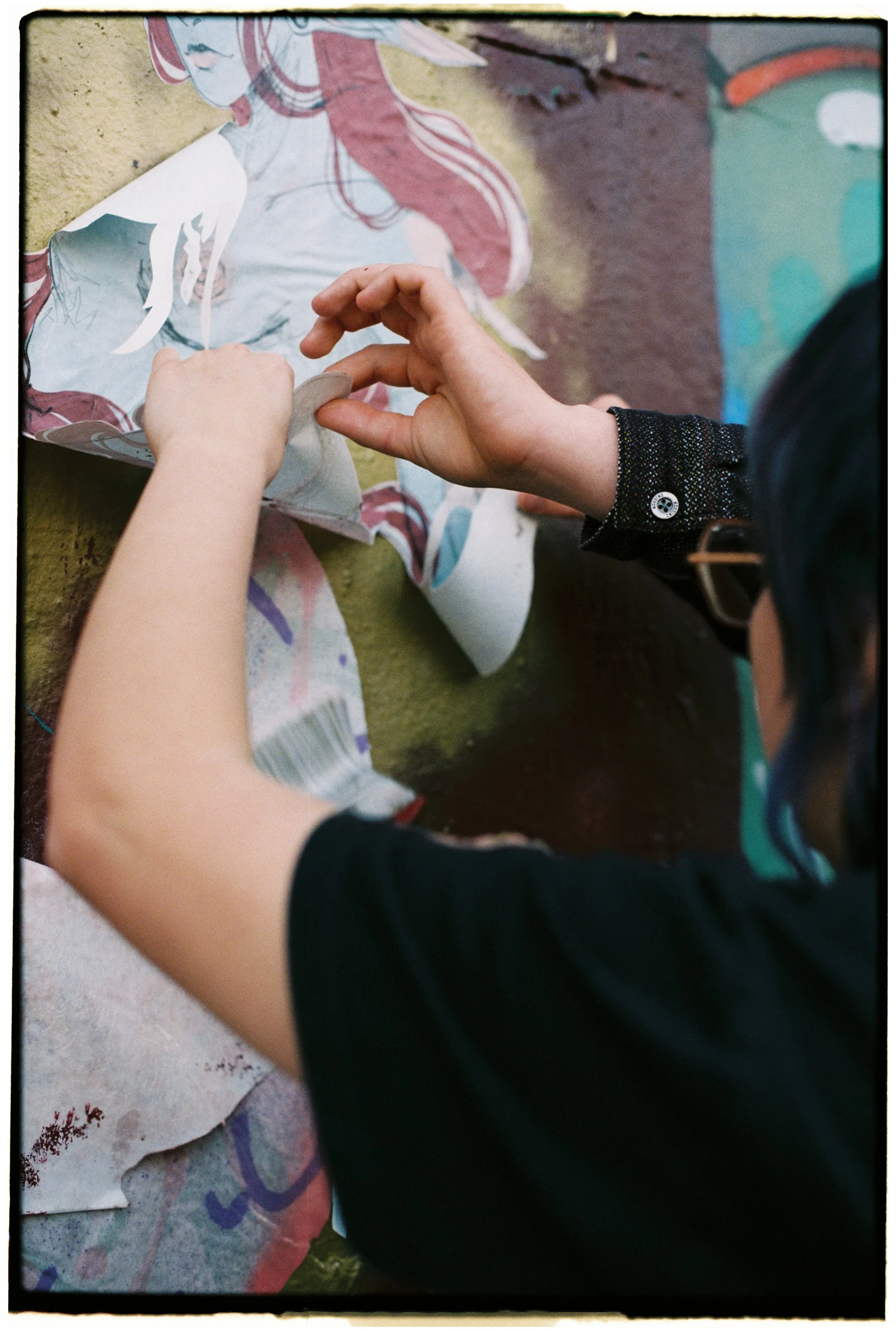 SCREENPRINT POSTER PASTEUPS with Quinton Randall