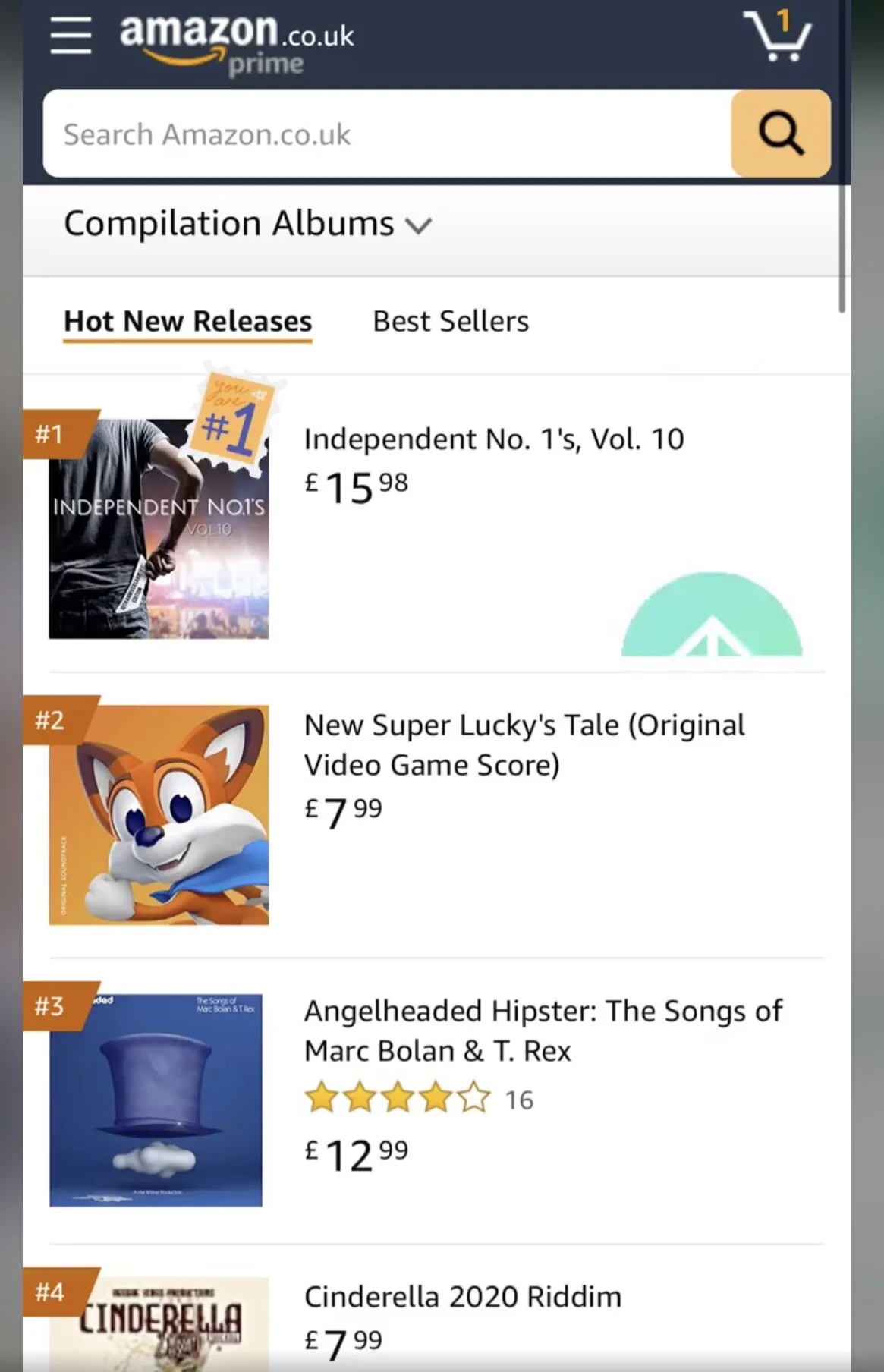 Independent No.1's Vol.10 hits #1