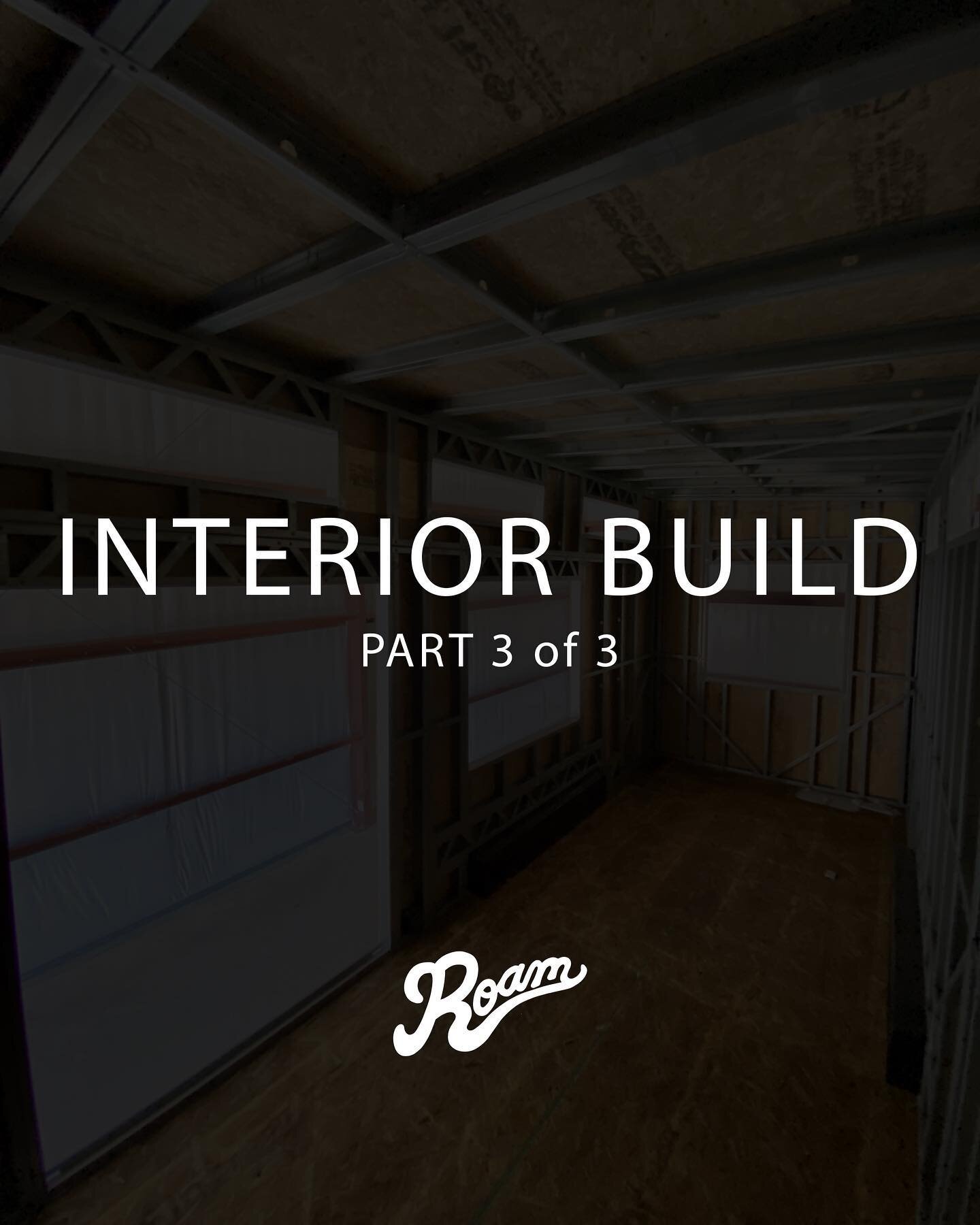Part 3 of 3 &mdash; Interior build

After hours and hours of measuring and measuring again, googling tiny home inspo, scouring Pinterest, placing daily Amazon orders, and etc. we finally designed and pieced together the perfect interior for Roam. Bri