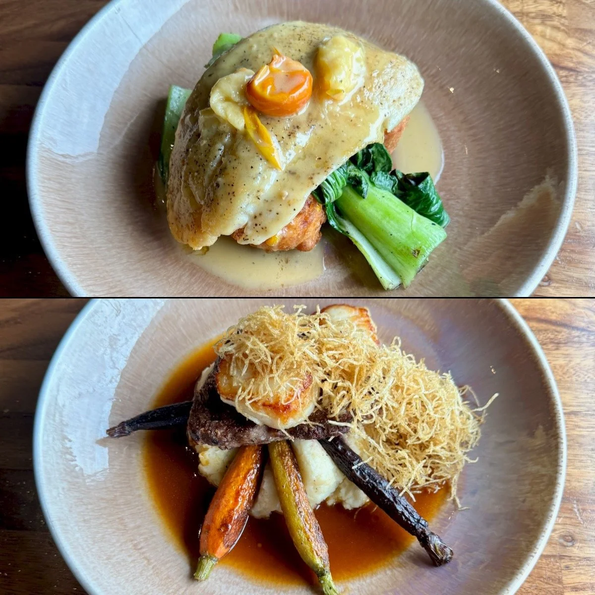 Barramundi and Surf & Turf