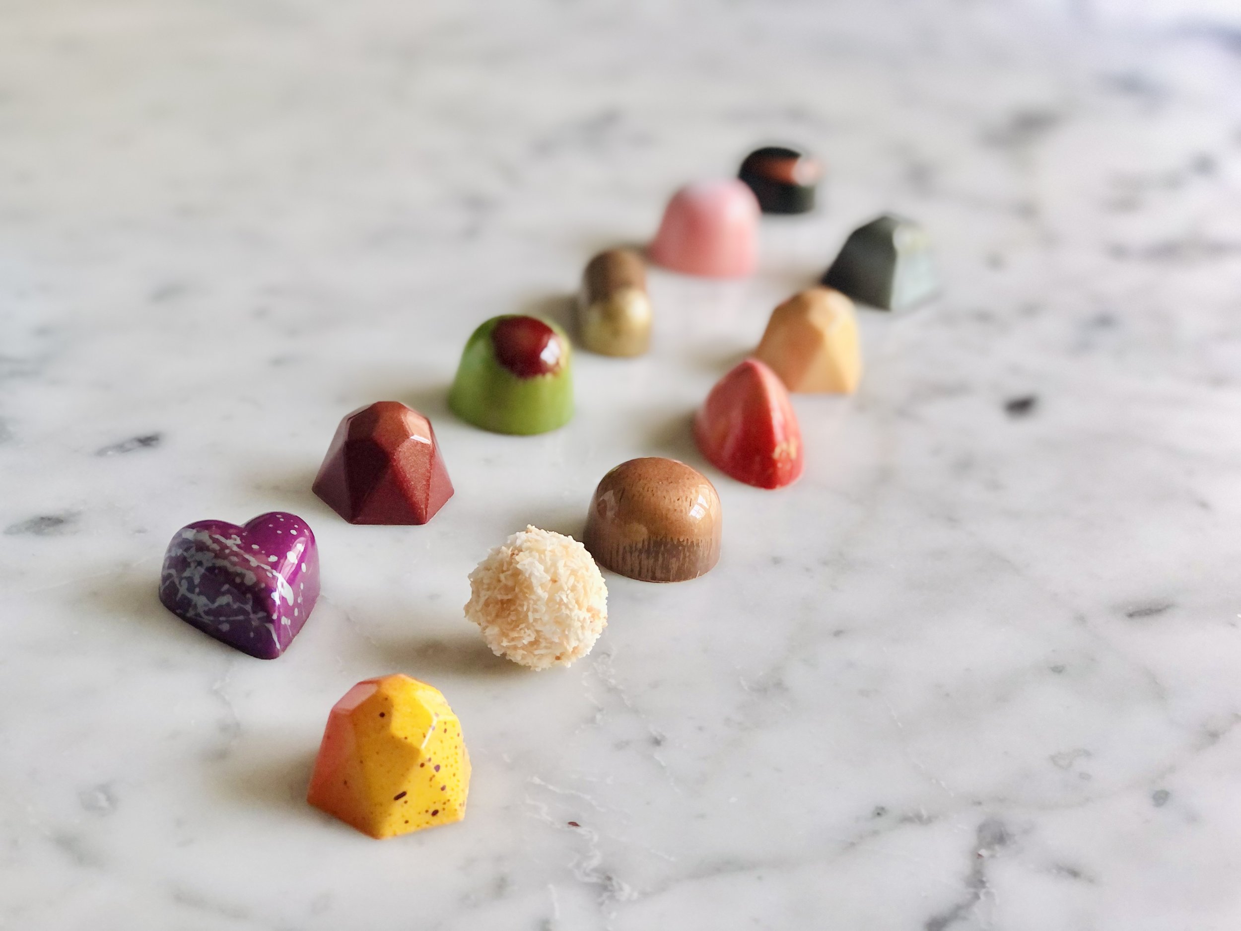 Marble and Steel Craft Chocolates