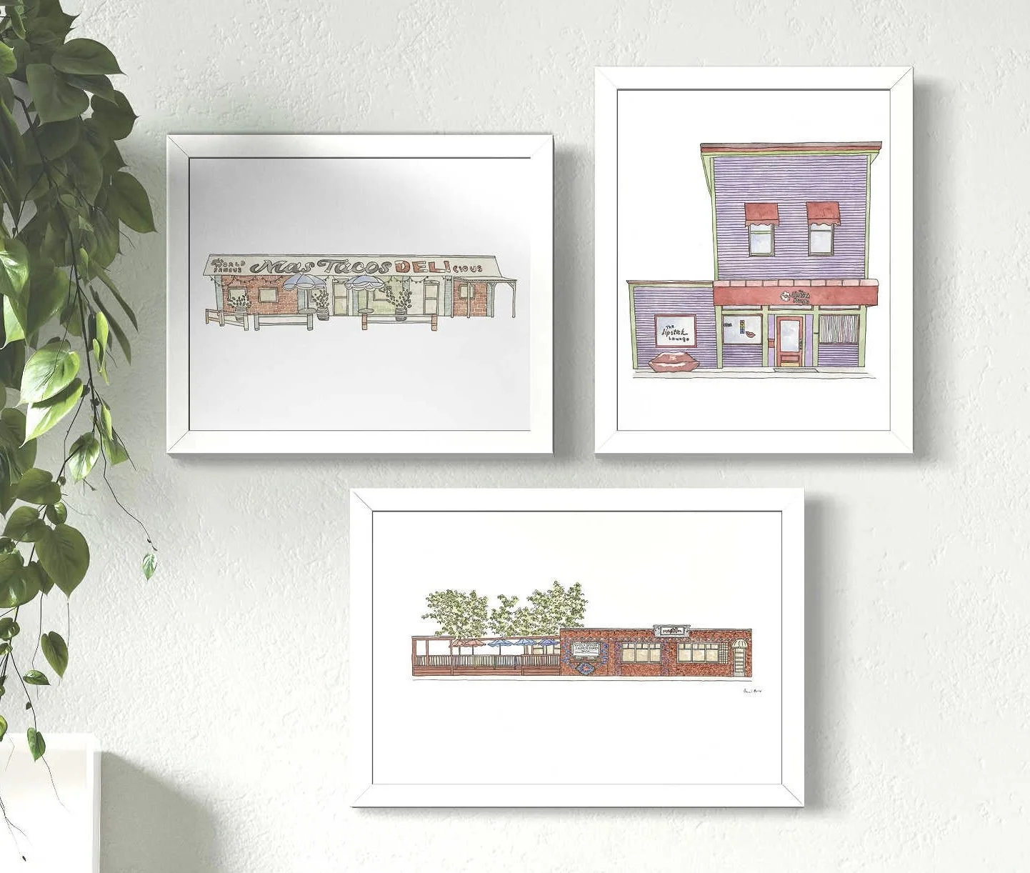 Amelia Bradshaw Watercolor Illustrations