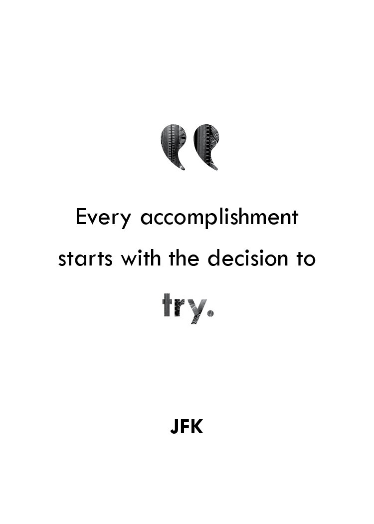 Every accomplishment