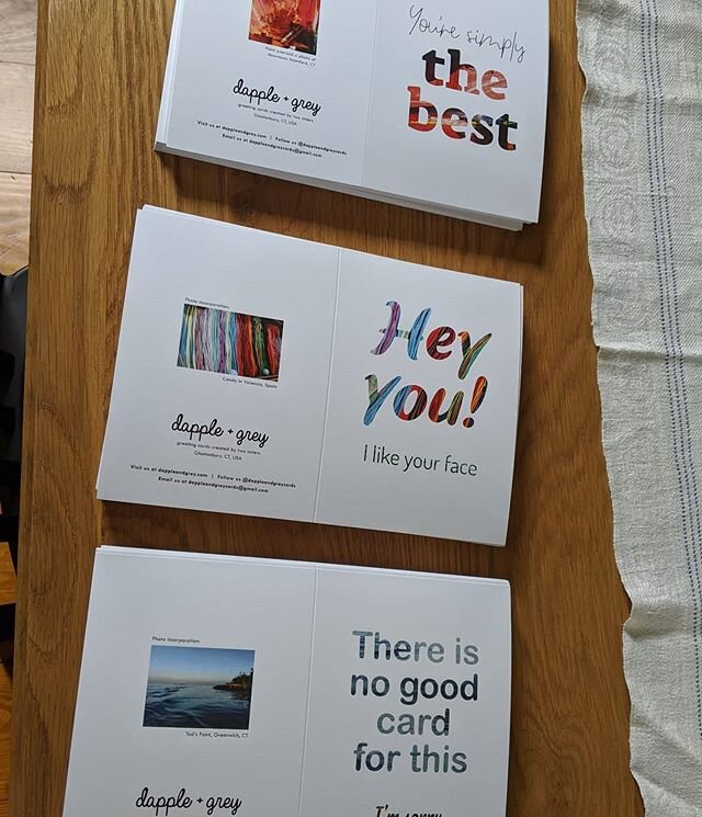 New cards are here!! Get them out of website www.dappleandgrey.com (link in the bio) you can find the top 2 under &ldquo;Love &amp; Friendship&rdquo; and the bottom one under &ldquo;Thinking of You&rdquo;
.
.
.
#simplythebest #greetingcarddesign #loc