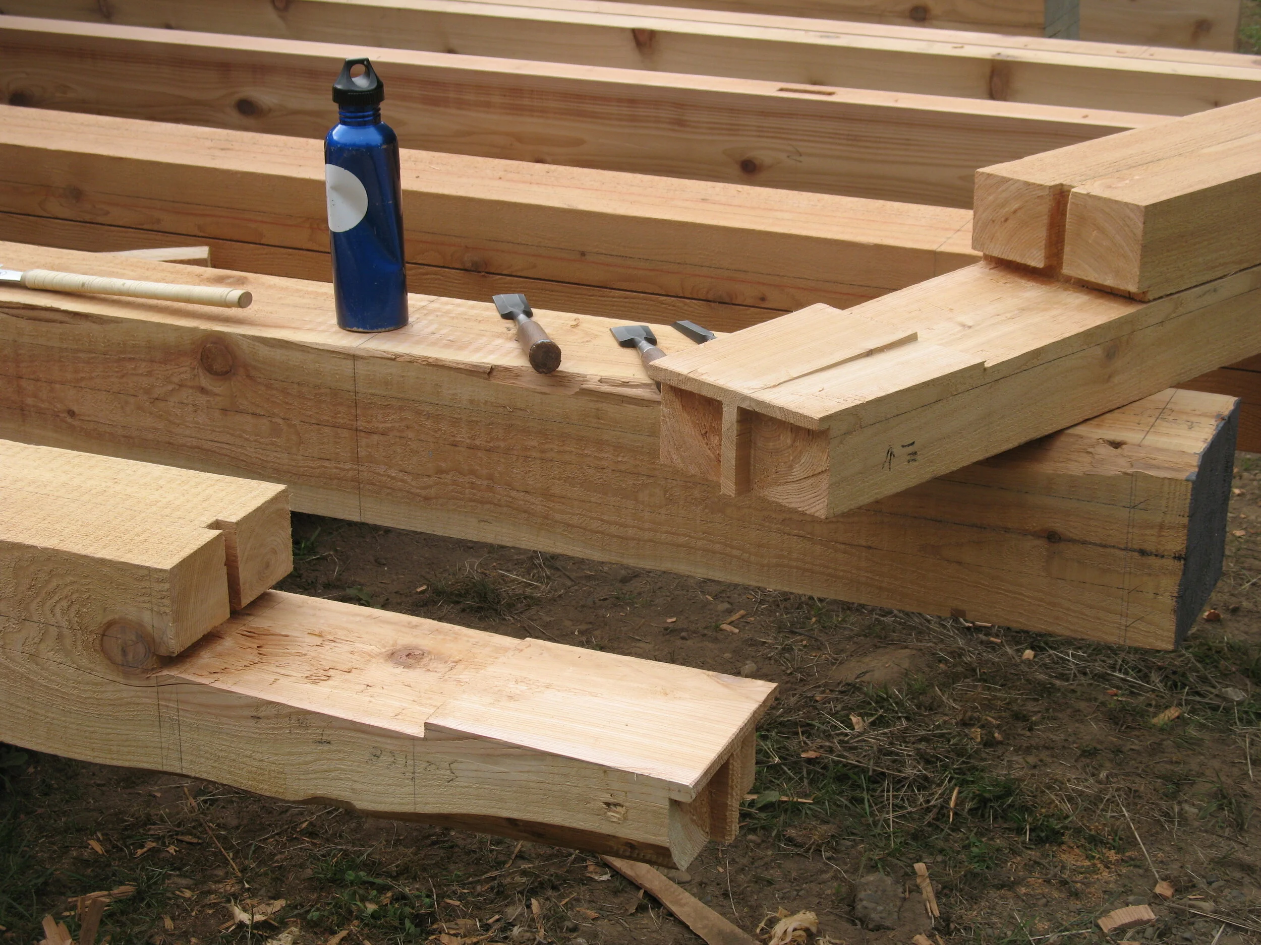 Keyed Locking Scarf Joint