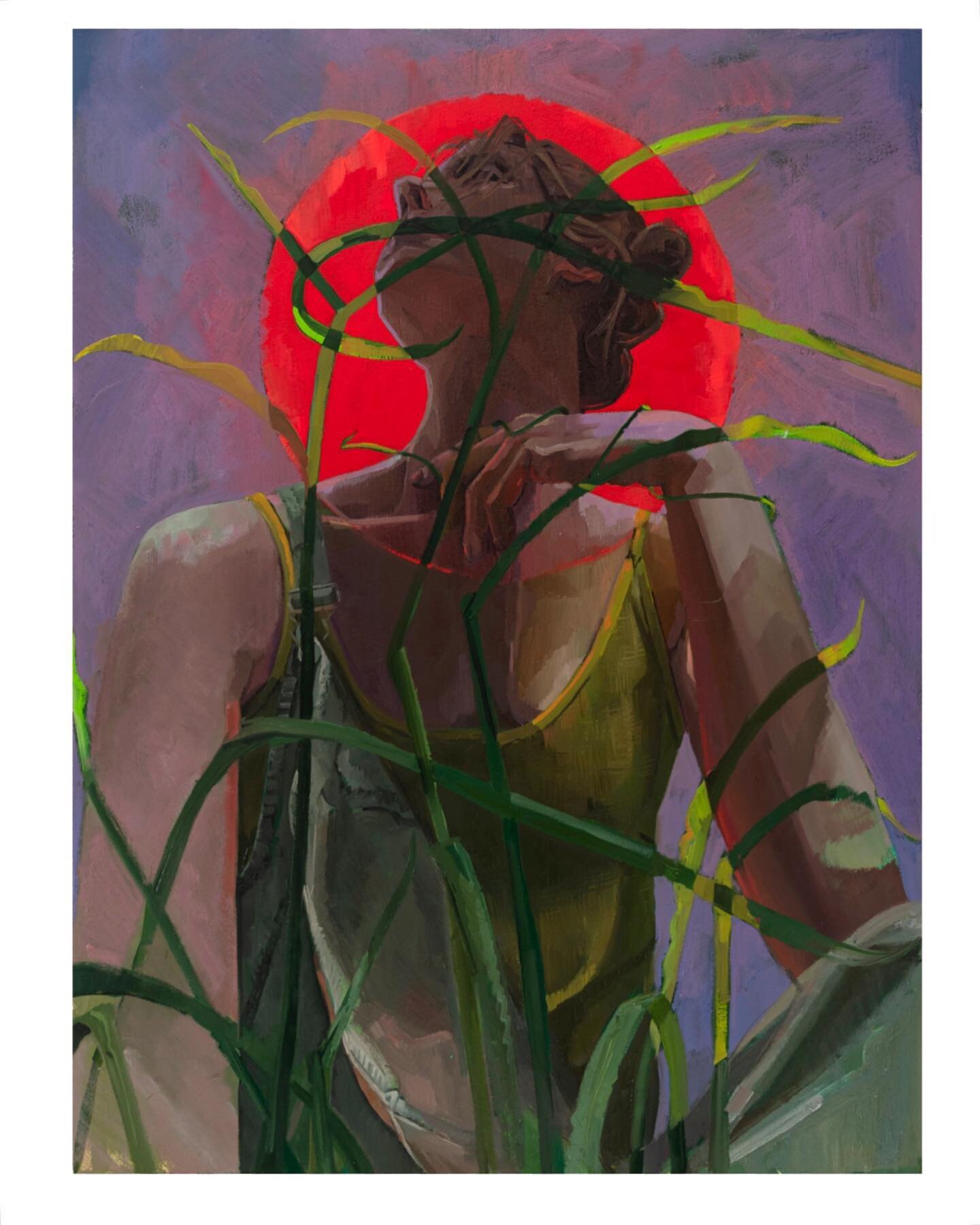 Tall Grass
22&rdquo; x 30&rdquo; oil on paper 
2021

Pennsylvania Academy of Fine Arts 
MFA candidate 2022
Submission for #napmfagrant21 
@newamericanpaintings 
#ashleyjohnsonstudio 

This painting taught me so much this past summer about reflected l