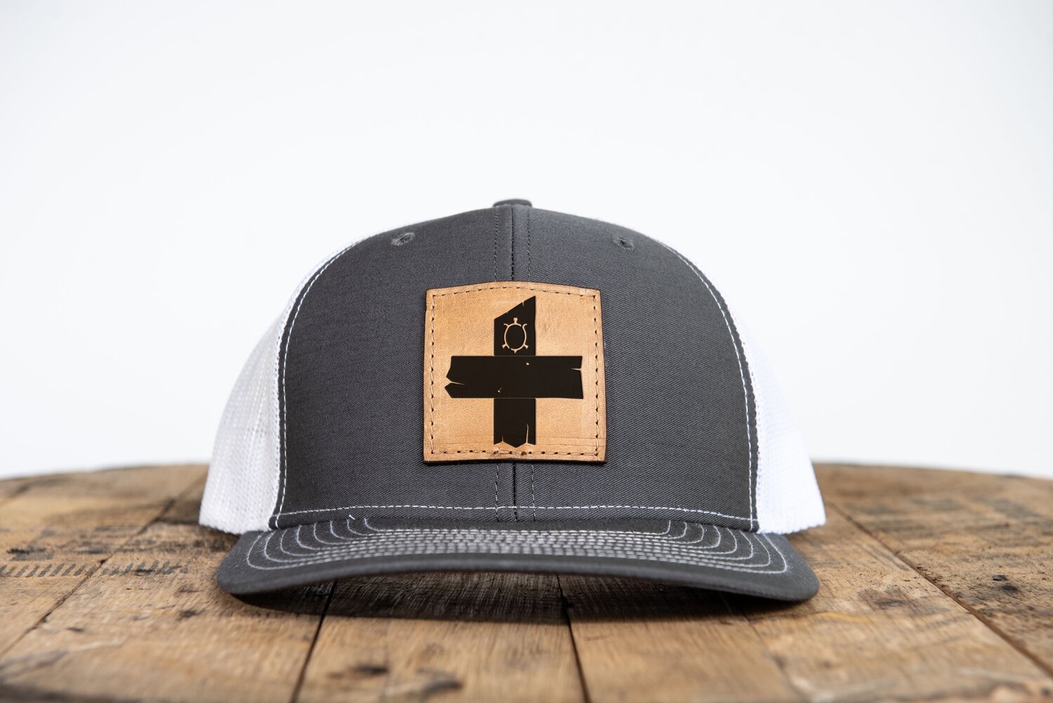 Custom Leather Patch Hat — Experience LAND