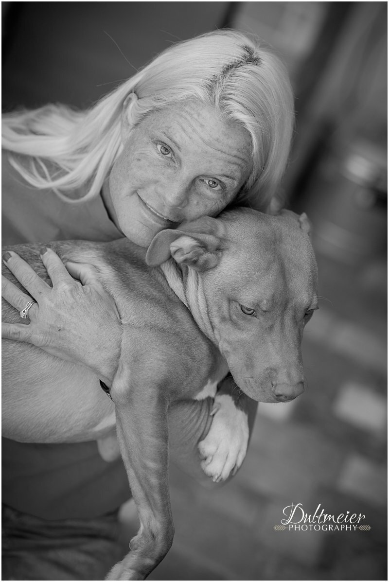  Dee LeMaster, Stuart, liked her foster dog A.J. so much that she adopted him this week. “I fostered him for five days and was planning to adopt him. Then the Humane Society called and said someone wanted to take a look at him, so I moved it up.” 