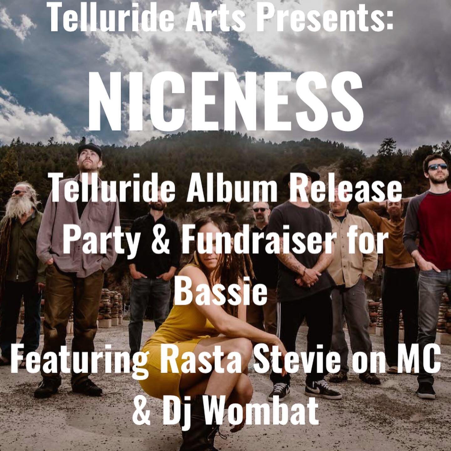 I am so excited and honored to be opening for Niceness.  New album release party and a benefit to help Bassie ❤️💛💚Get your tickets and don&rsquo;t miss an amazing night of Reggae &amp; good vibes.  Most of all&hellip;. Let&rsquo;s dance and celebra