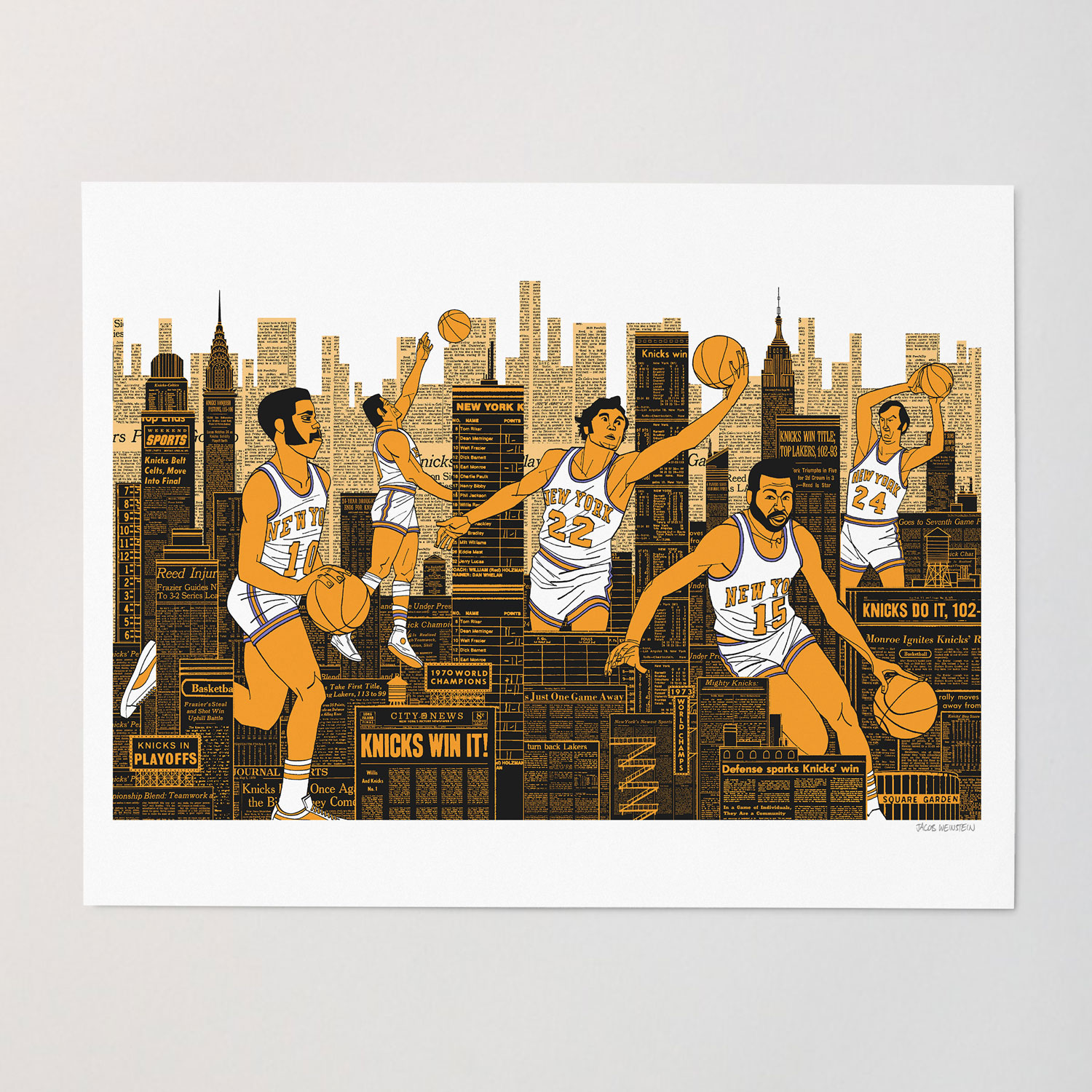 Knicks Print