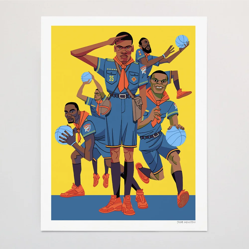 Thunder Print Jacob Weinstein