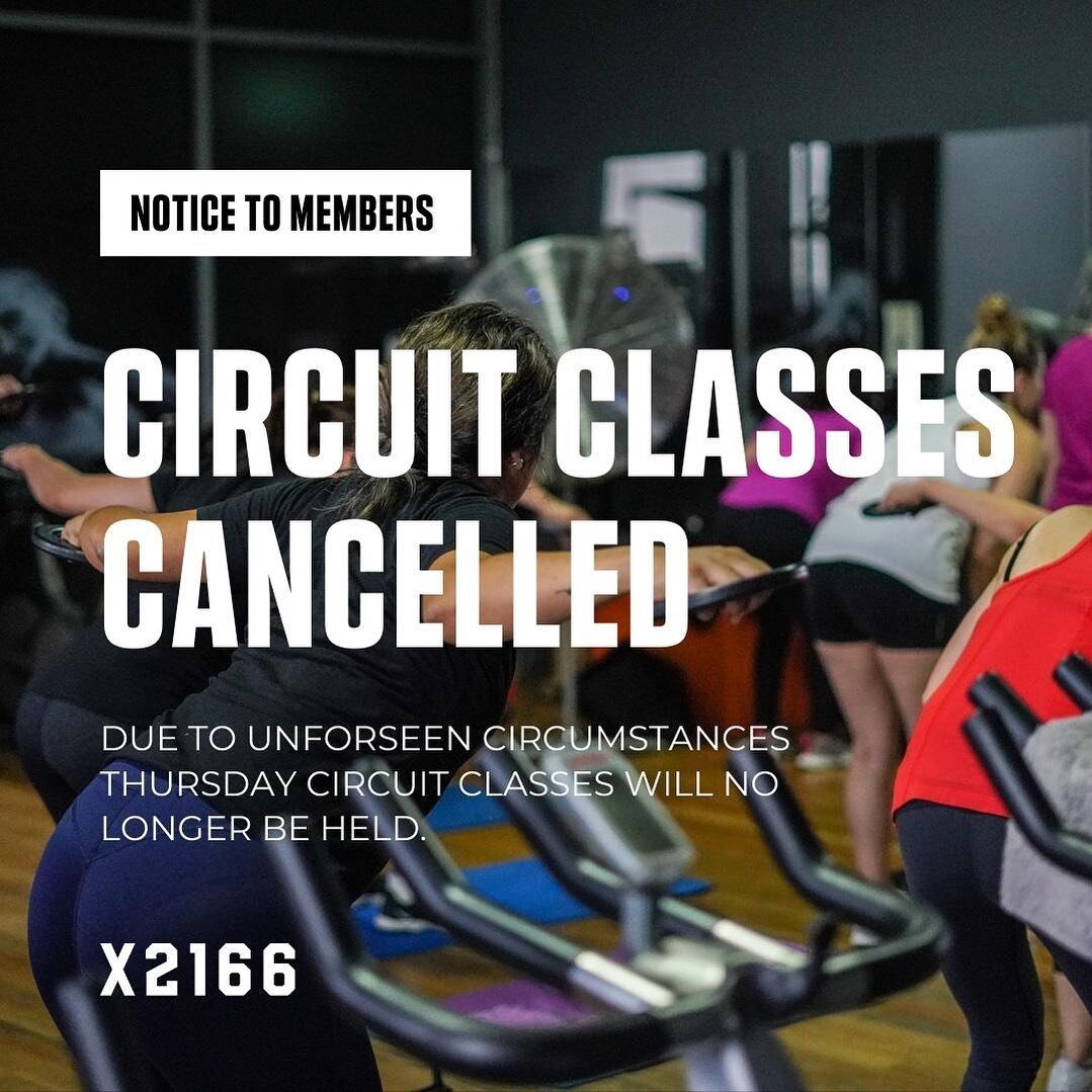 Attention members, we will NO longer be running circuit classes on Thursday in the boxing room 😔.

Thank you for your understanding 🙏🏽