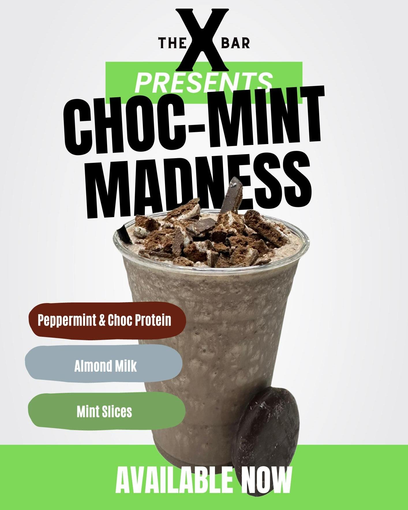 Our Shake of the Month taste EXACTLY like an Aerobar 🤤🍫 (but with double the amount of protein 😜).
We did a taste test and the feedback was great! Order yours today and enjoy this Choc-Mint Madness 🤩