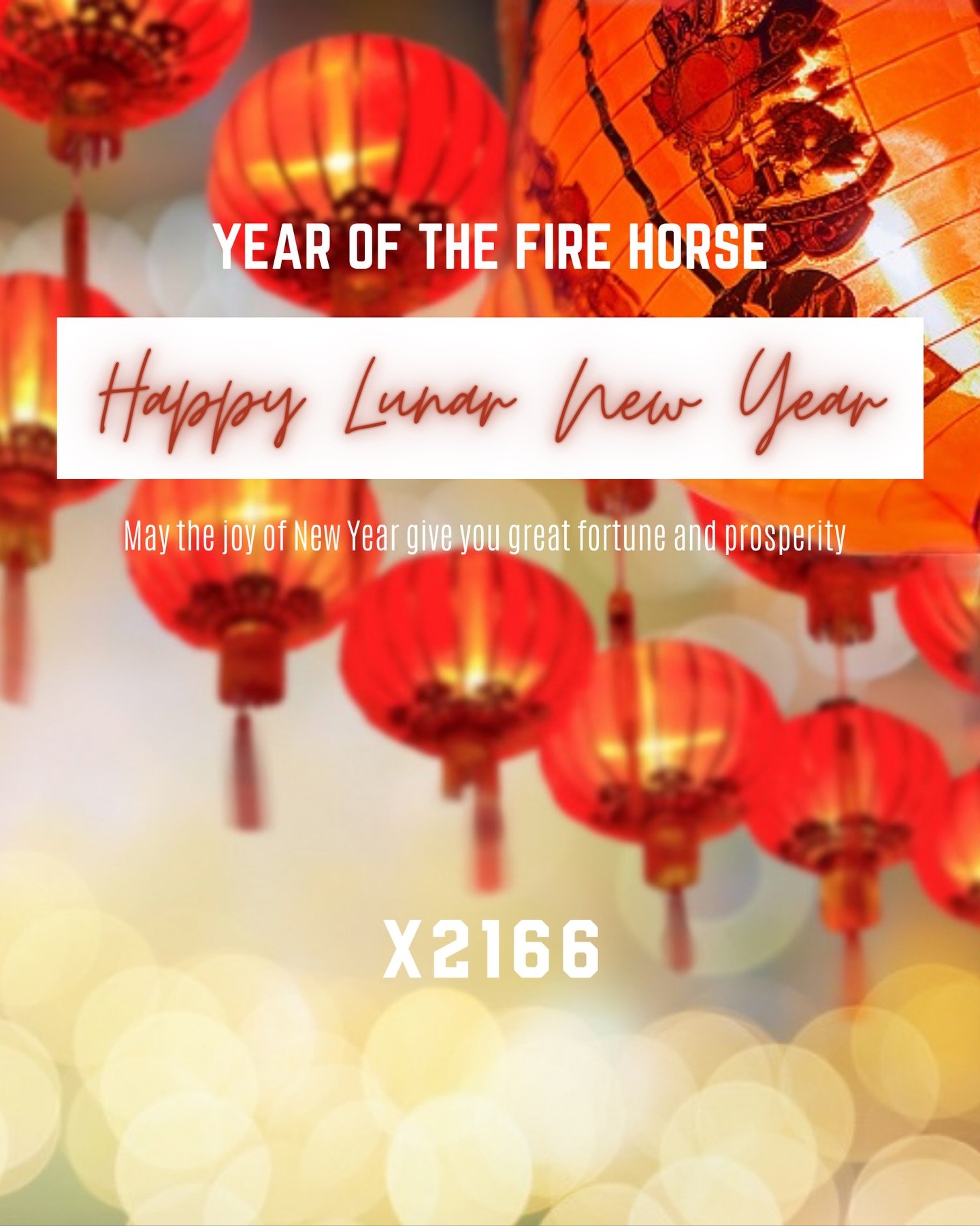 Happy Lunar New Year from X2166 🧧
New year. New goals. Same unstoppable community.
Thank you for being apart of X2166&ndash; Let&rsquo;s rise together in 2026.🐎