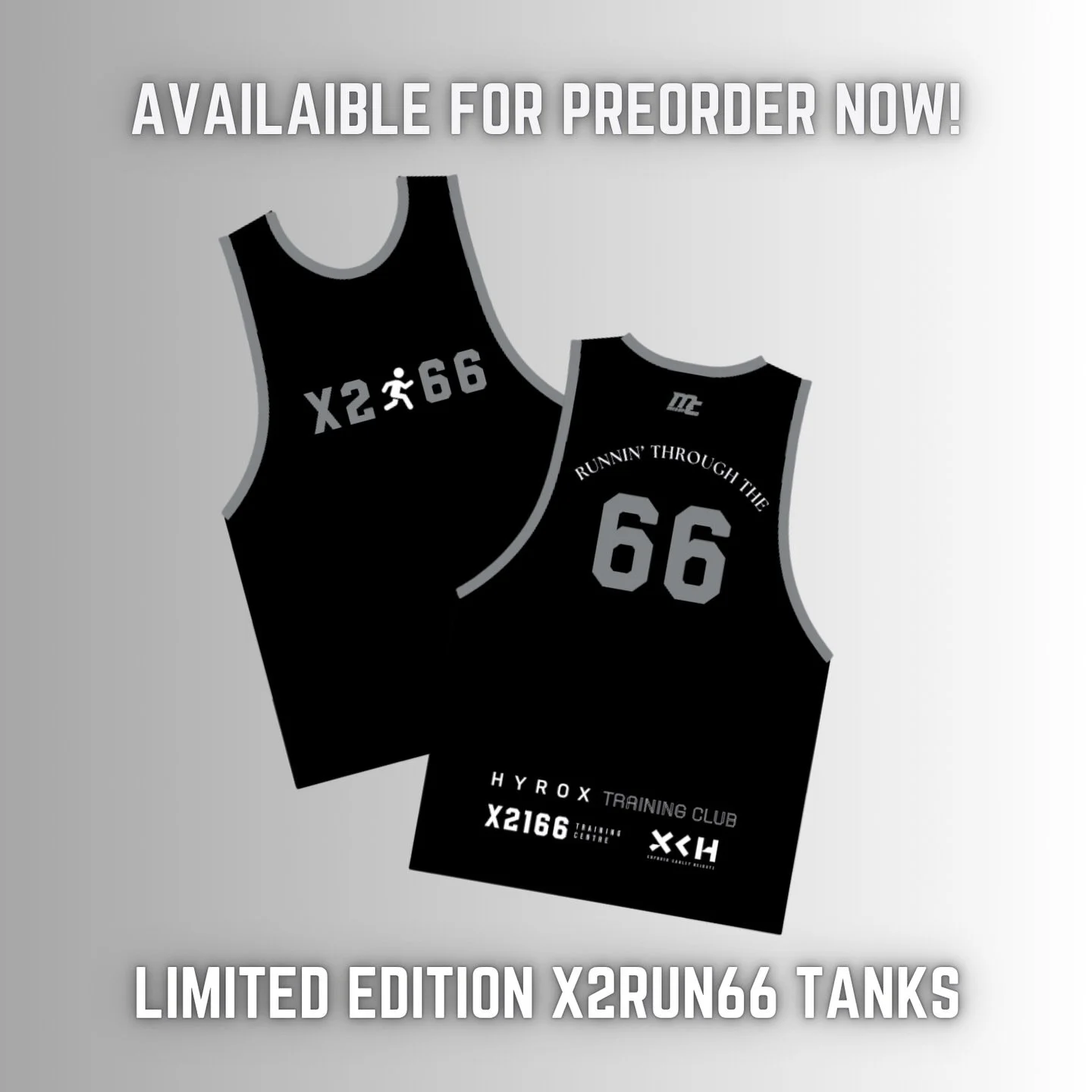 X2RUN66 MERCH DROP 001 🔥 

For our next Run Club event, we&rsquo;re releasing our LIMITED EDITION run tanks.

This design is exclusive to the next run event and will not be restocked or repeated. Once pre-orders close, they&rsquo;re gone.

SAVE THE 