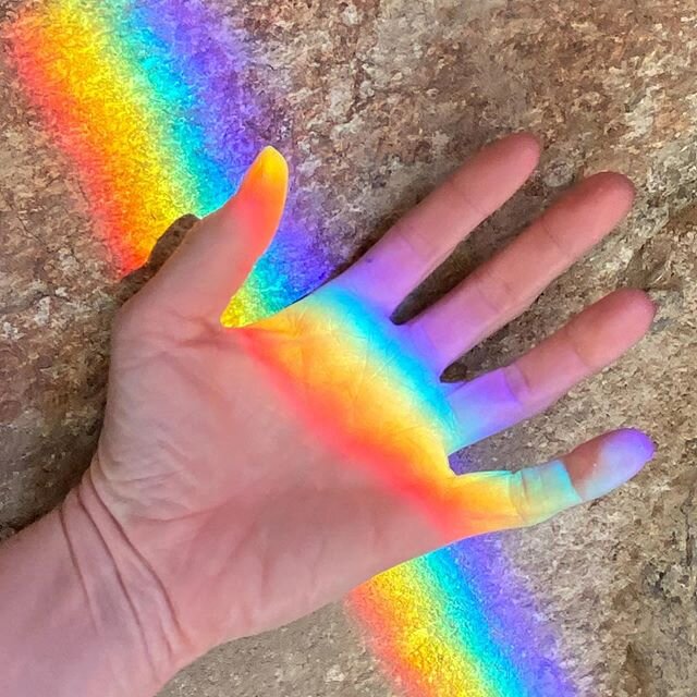 Just another rainbow hand before pride month is over.  Love is love and love is beautiful. 🌈💕✨🌈 .
.
.
#love #pride #gaypride #rainbowlove #loveeachother #rainbowhand #loveiscolor
