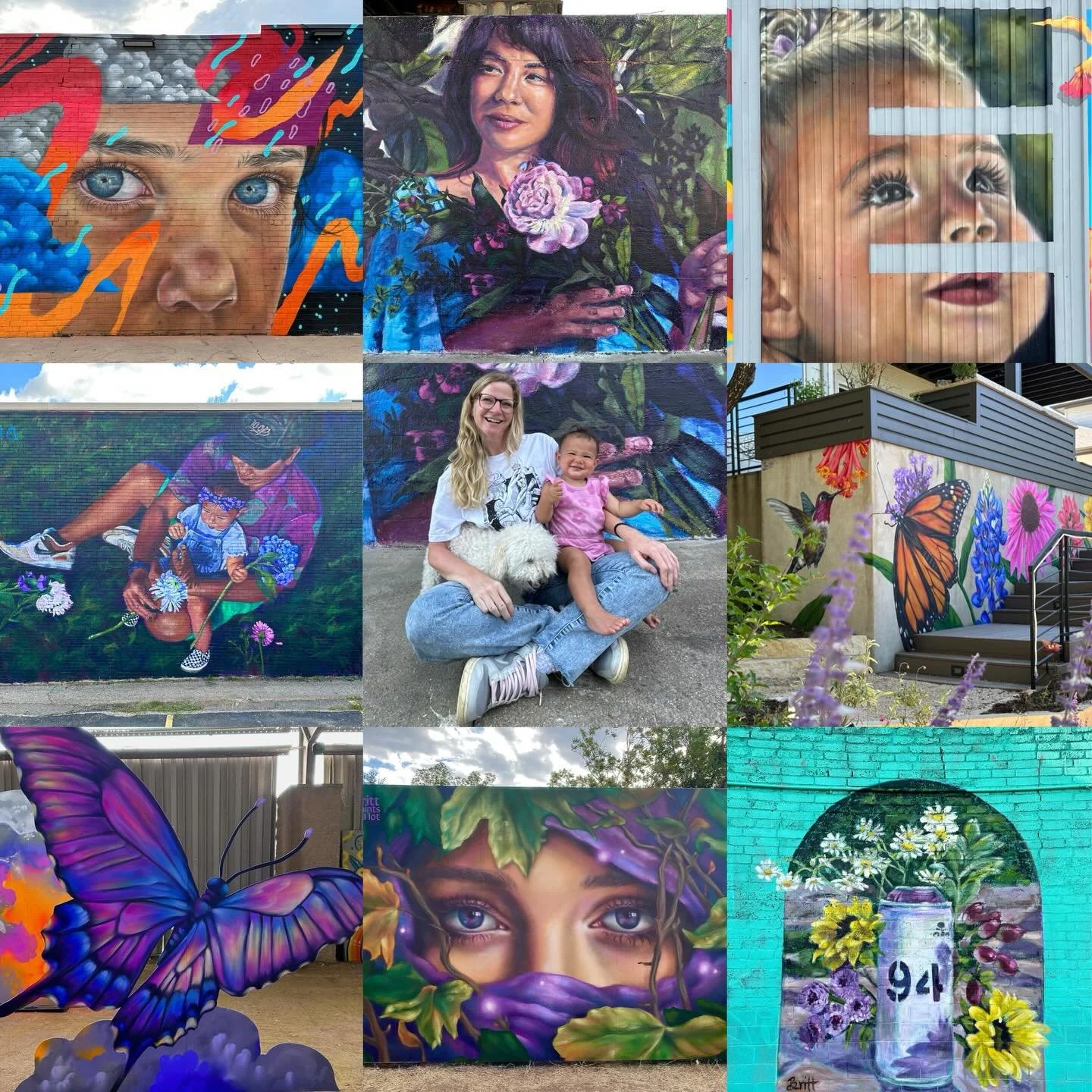 2025 the year of Elsy.  A full year with you my baby girl.  I painted just 10 murals this year but each of them I painted with you by my side.  I got to be your mom and still paint for a living.  What a dream. 

The initiation into motherhood and art