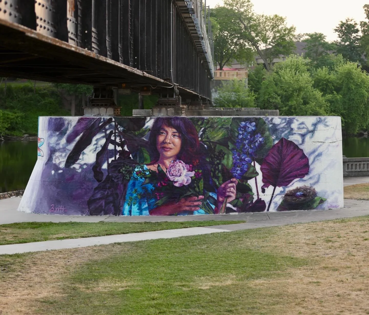 Resharing these two pieces from 2025.  Really looking for opportunities to paint more pieces like this, this year.  I&rsquo;m craving creative freedom and further developing this style, color pallate, vibe.  More people, more brush strokes and more p