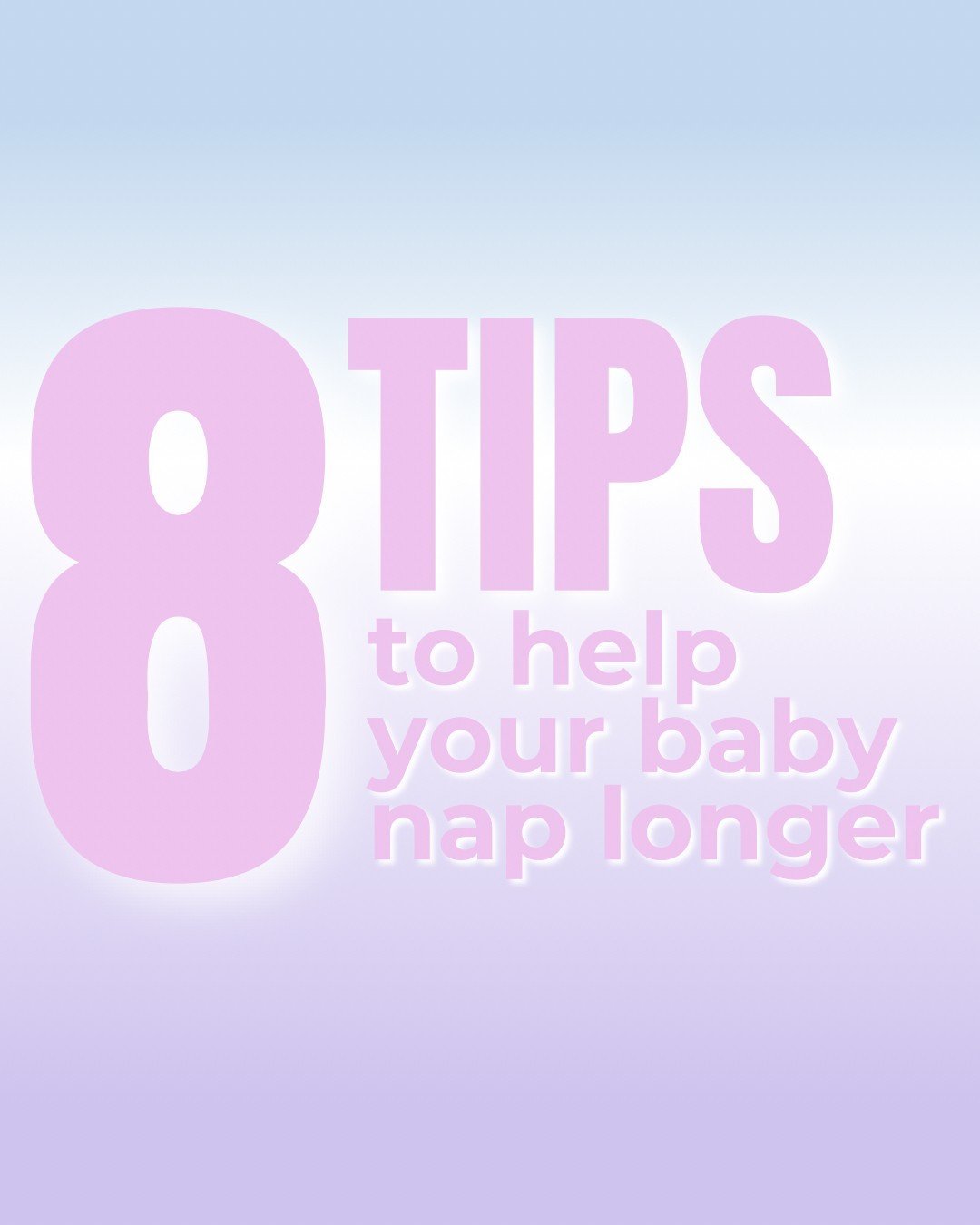 Feel like you have tried it all to get your baby to nap longer but the short naps just keep cycling?
 
Here are some more quick tips:

🤍 Have the room DARK. You shouldn&rsquo;t be able to see around the room.

🤍 Use white noise to filter out distra