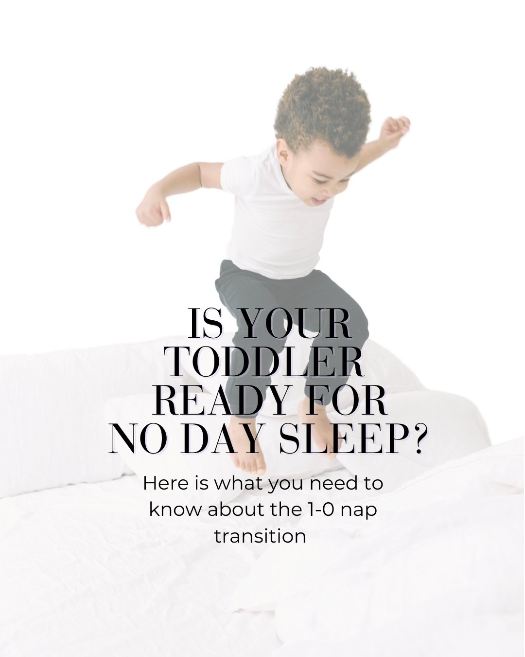 Ayla has very recently started to refuse her nap.⁠
⁠
As we navigate this transition, I thought I'd share some tips that we are using to get through it too.⁠
⁠
The transition to no day sleep can be a long process of gradual adjustments and altering da