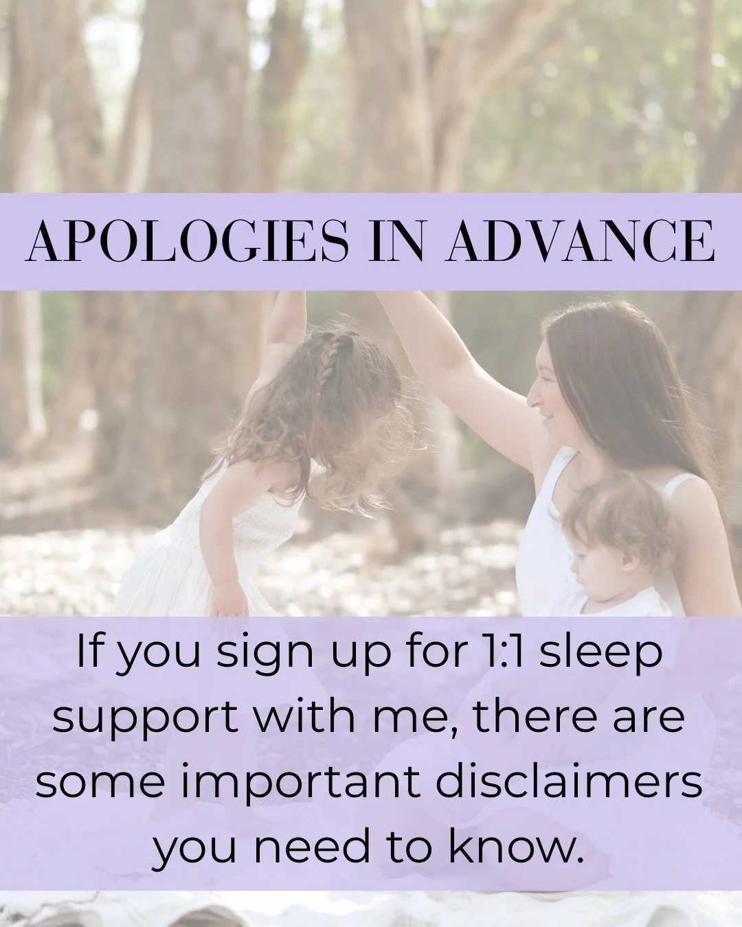 FOLLOW @slumberandsprout for more tips!

Apologies in advance&hellip; if you sign up for 1:1 sleep support with me, there are some serious side effects you need to know about. ⚠️

✨ You might suddenly have energy to run around the park with your kids