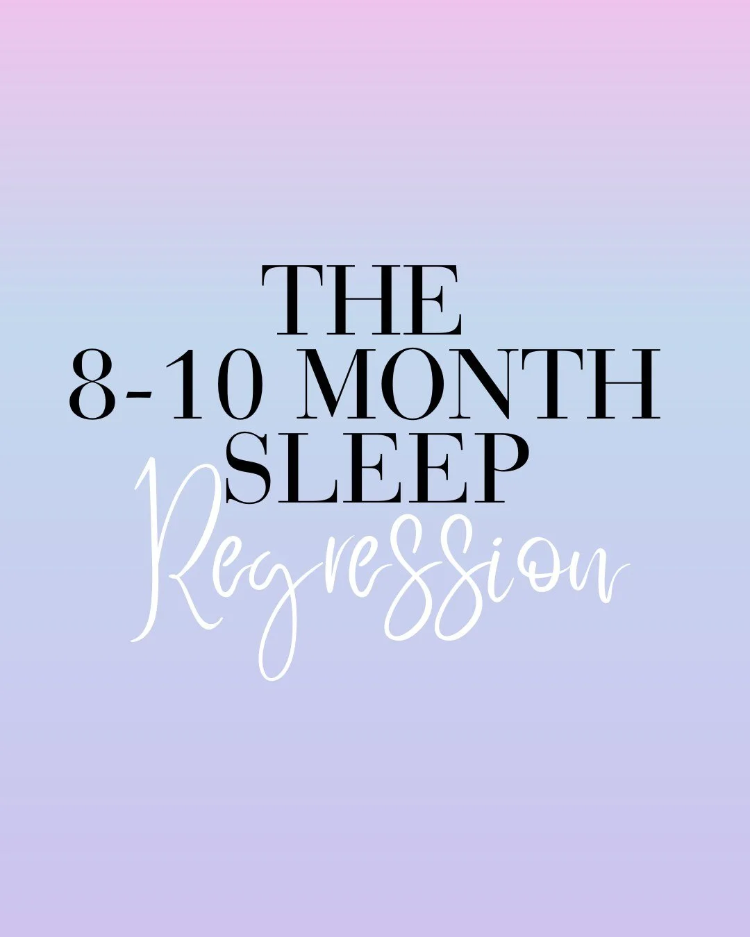 Is your baby between 8-10 months of age and sleep is a little rocky right now?

It could be the 8-10 month sleep regression 🙈

Scroll across our slides to read more about what might be happening for your baby right now.

If you're needing help, we h