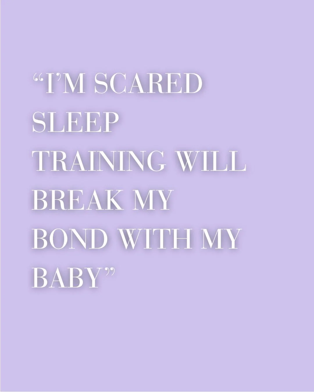 You&rsquo;re not alone if you&rsquo;ve worried that helping your baby sleep might hurt your bond.

But your connection isn&rsquo;t built or broken in a single bedtime &mdash; it&rsquo;s built through thousands of loving, responsive moments every day.