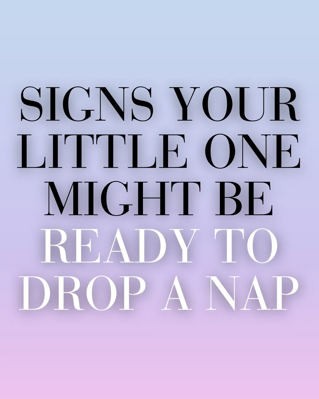 Ever feel like your baby&rsquo;s naps are all over the place &mdash; some days great, other days a total disaster? 😩

Sometimes nap issues aren&rsquo;t because of &ldquo;bad sleep habits&rdquo;... it&rsquo;s simply your little one&rsquo;s way of say