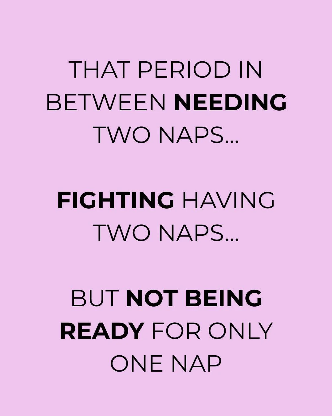 Are you going through this crazy phase? Toddler fighting two naps but can&rsquo;t handle only one nap?

We see this commonly with little ones aged 12-15 months and to make it even more confusing just because they are fighting having two naps it doesn
