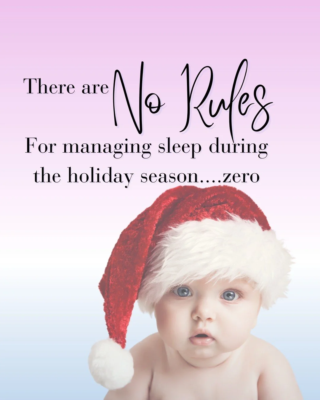 There are no rules for managing sleep during the holiday season 🙅🏻&zwj;♀️⁠
⁠
You do what feels right for you and your baby.⁠
⁠
If you want a plan you can make one.⁠
⁠
If you want to wing it then we totally encourage that too.⁠
⁠
Here are some tips 