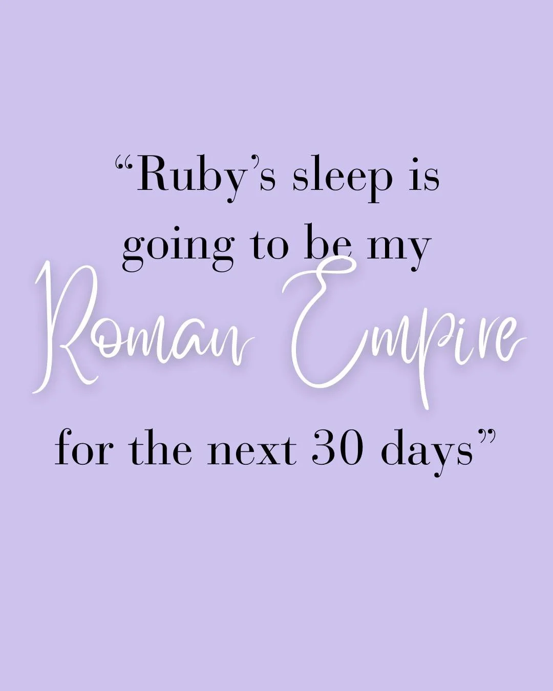 Sometimes sleep struggles don&rsquo;t look dramatic from the outside.
They look like short naps.
Frequent night wakes.
And a mum who can&rsquo;t stop thinking about sleep... day and night.

Ruby&rsquo;s journey was exactly that.

Broken sleep in the 