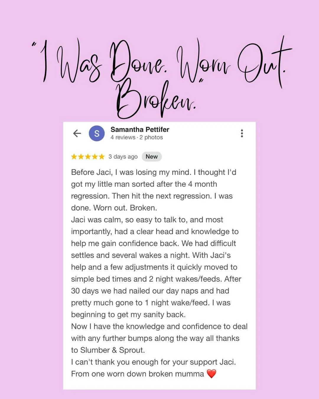 Good news! You can achieve more sleep in a really gentle way. Just like this client👆⁠
⁠
Whether you choose our Slumber Program or 1:1 support you will discover how to overcome your little ones sleep hurdles withOUT:⁠
⁠
❌&rsquo;Crying it out&rsquo; (