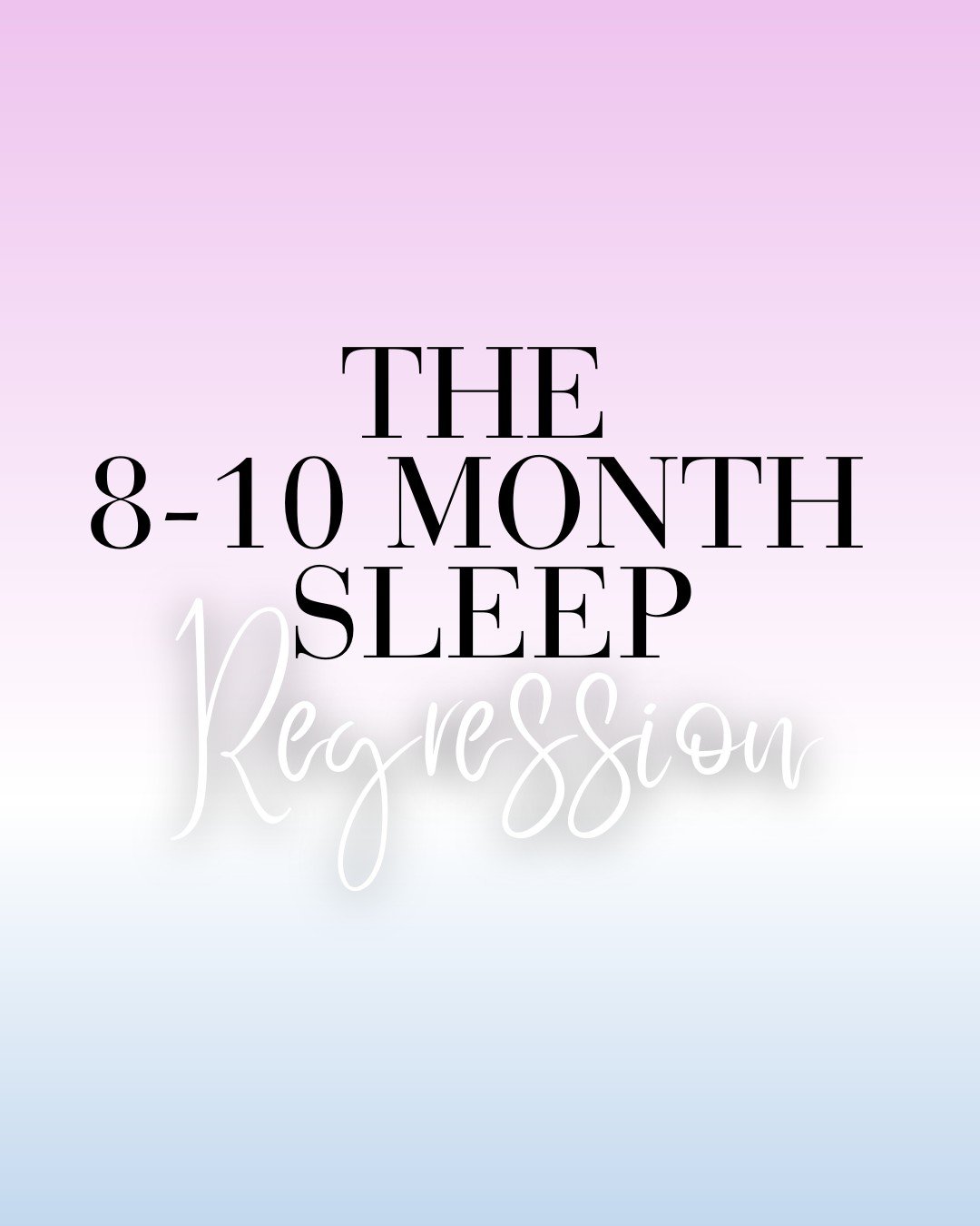 Is your baby between 8-10 months of age and sleep is a little rocky right now?

It could be the 8-10 month sleep regression 🙈

Scroll across our slides to read more about what might be happening for your baby right now.

If you're needing help, we h