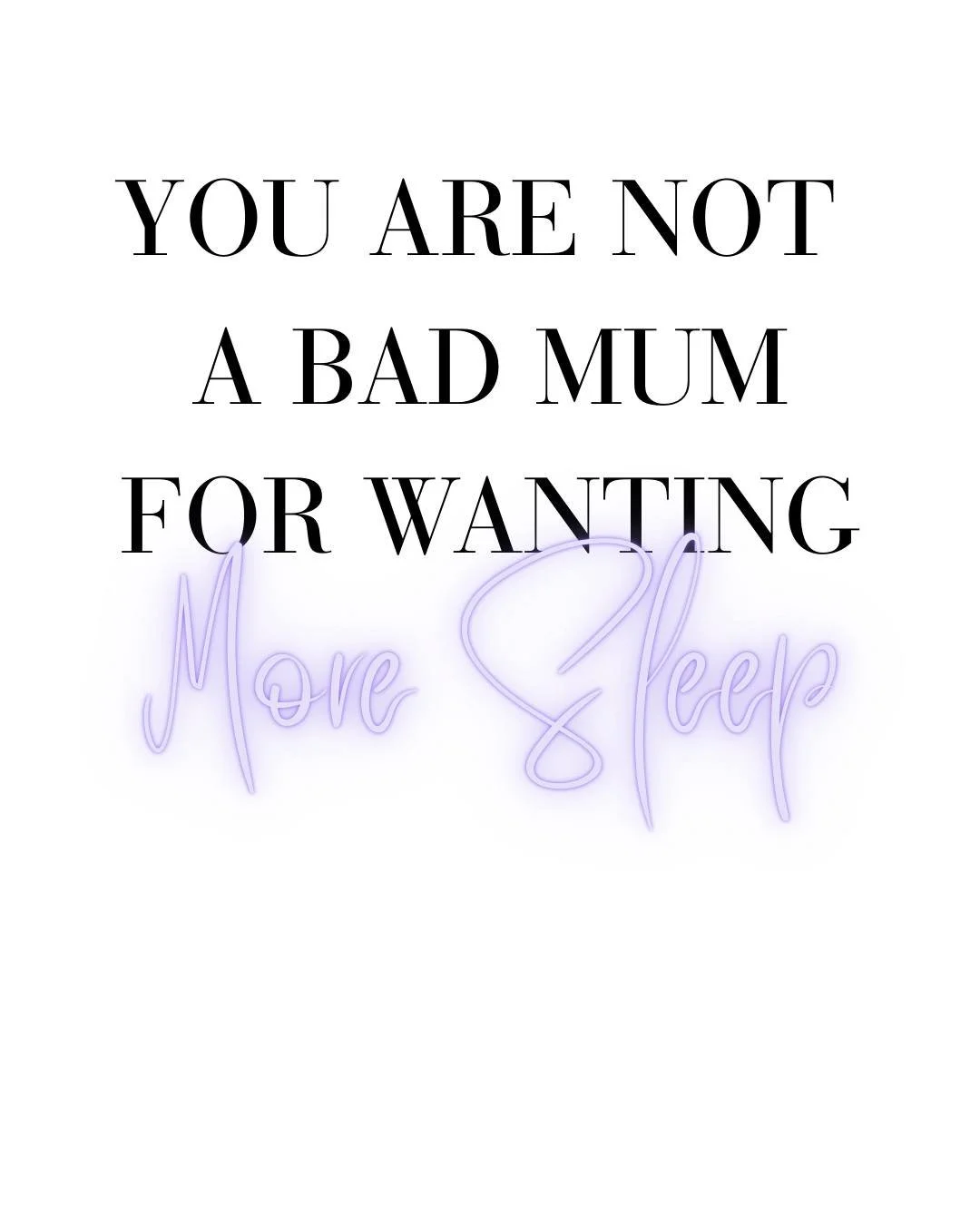 You are not a bad mum for wanting more sleep.

Somewhere along the way, the narrative around baby sleep became incredibly polarising.

Parents are told to &ldquo;just ride it out.&rdquo;
They&rsquo;re told wanting sleep is selfish.
They&rsquo;re told