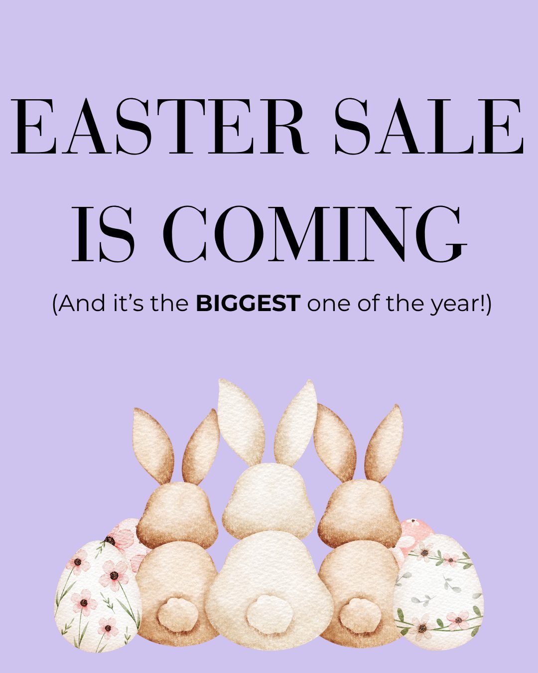 🐣 Something BIG is coming this Thursday&hellip;

And if you&rsquo;ve been telling yourself &ldquo;I&rsquo;ll sort sleep out soon&rdquo;.... this is your sign. 💜

For 5 days only, ALL Slumber Programs &amp; Guides will be 40% OFF &mdash; making this