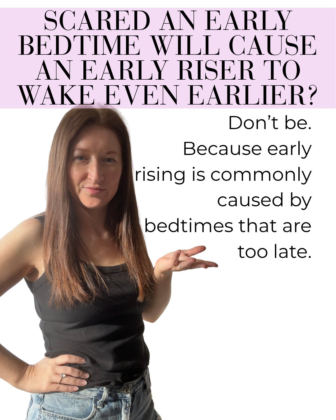 Worried an early bedtime will have your little one waking even earlier the next day? 🥱

The good news... an early bedtime often doesn&rsquo;t lead to an earlier rise ✨

When a little one goes down for bed at the right time ⌛ (when they are biologica