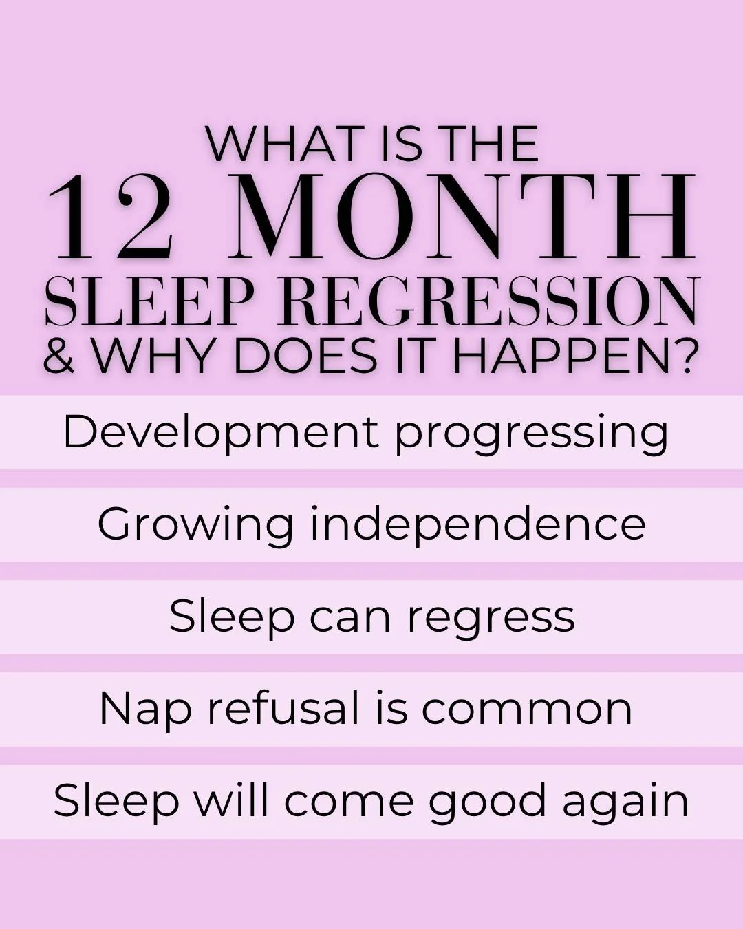 Are you going through the 12 month sleep regression?

Sleep can take a hit at around 12 months of age. As with the other regressions this one is due to LOTS of development. Your LO is progressing in terms of their development and their growing indepe