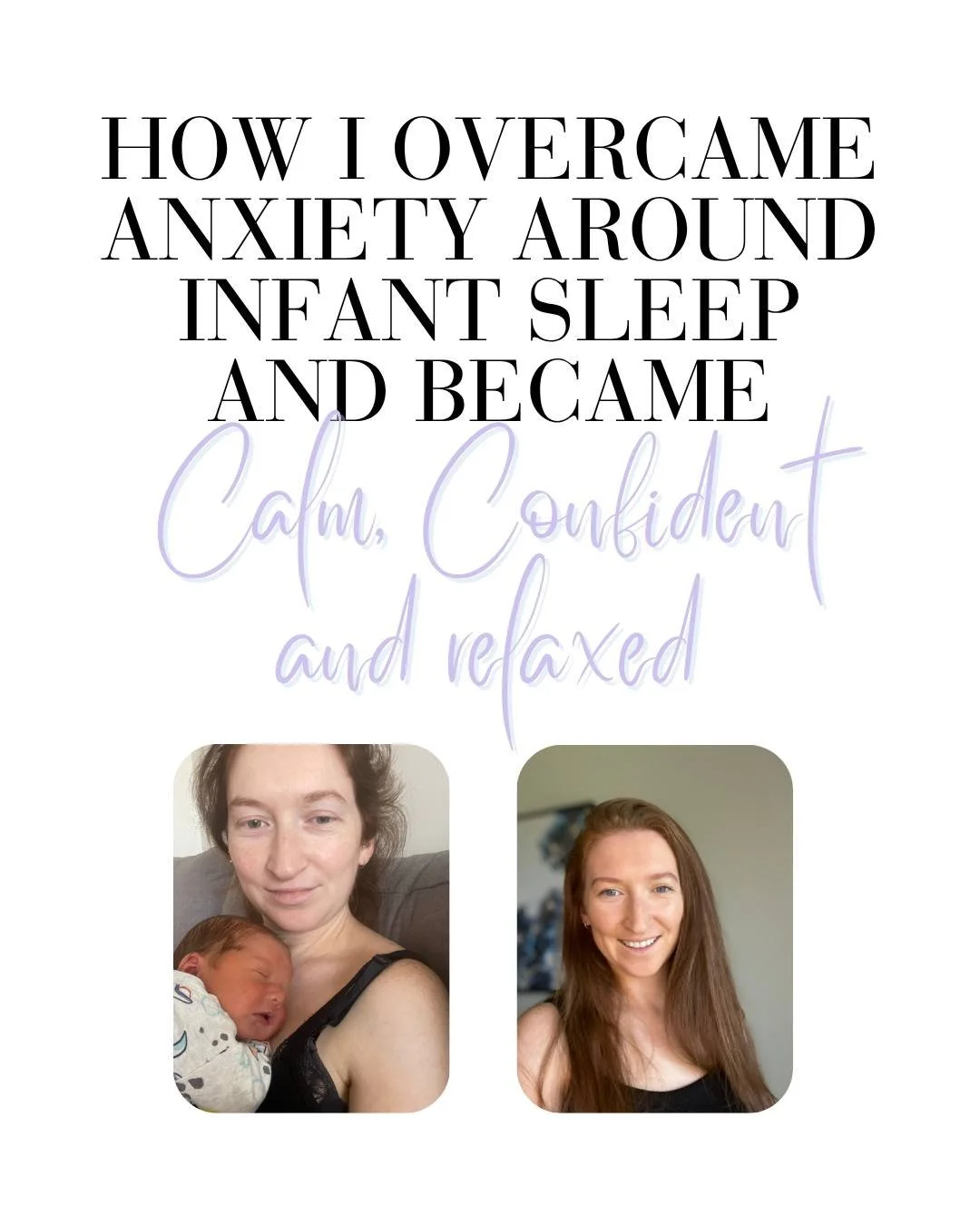 From ANXIOUS and SLEEP DEPRIVED to CALM, CONFIDENT &amp; RELAXED⁠
⁠
Did anyone else constantly get told to prepare for absolutely no sleep with their newborn? Not only was I nervous enough about pushing a baby out of my whoohaa but then everyone kept