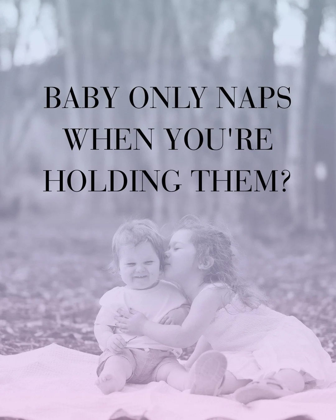 Baby only naps when held? Been there. 🤍

Contact naps are normal, and it's only a problem if it's a problem for you. Swipe for what to try with younger babies and older babies.

Want a plan that fits your baby?

COMMENT or DM me "CALL" for